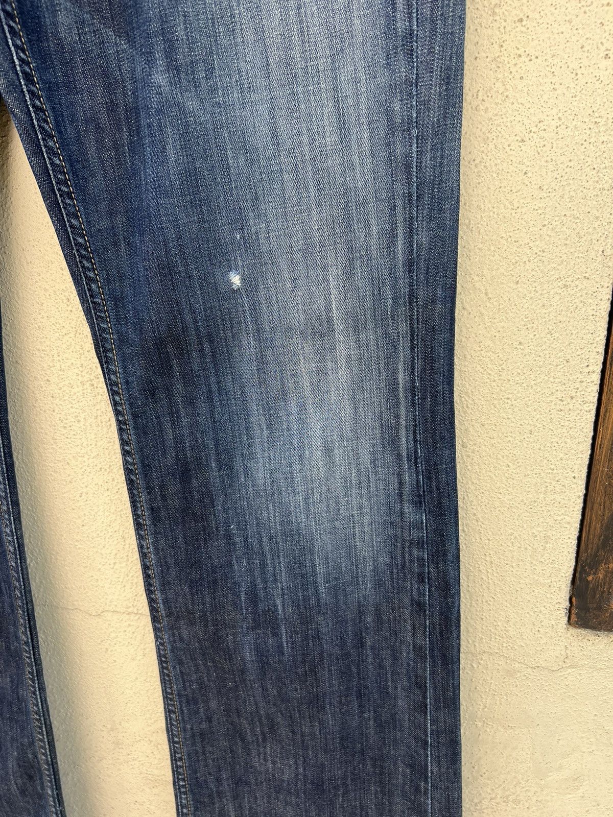 Jimmy Taverniti Vintage Taverniti So Jeans James 19 Fade Blue Denim Flare Size US 36 / EU 52 - 10 Thumbnail