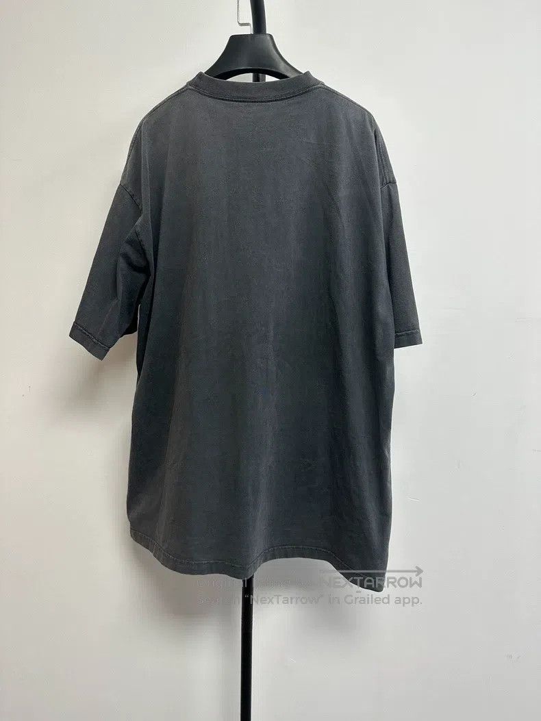 Balenciaga Balenciaga Batman Letter Vintage Distressed T-Shirt Black Size US M / EU 48-50 / 2 - 2 Thumbnail