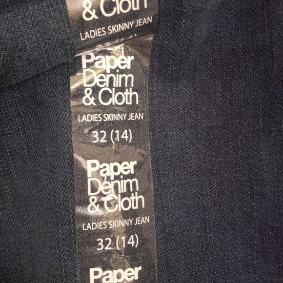 Paper Denim & Cloth Paper Denim & Cloth Size 32 14 Jeans Womens Skinny Blue Deni Size 36" / US 14 / IT 50 - 7 Thumbnail
