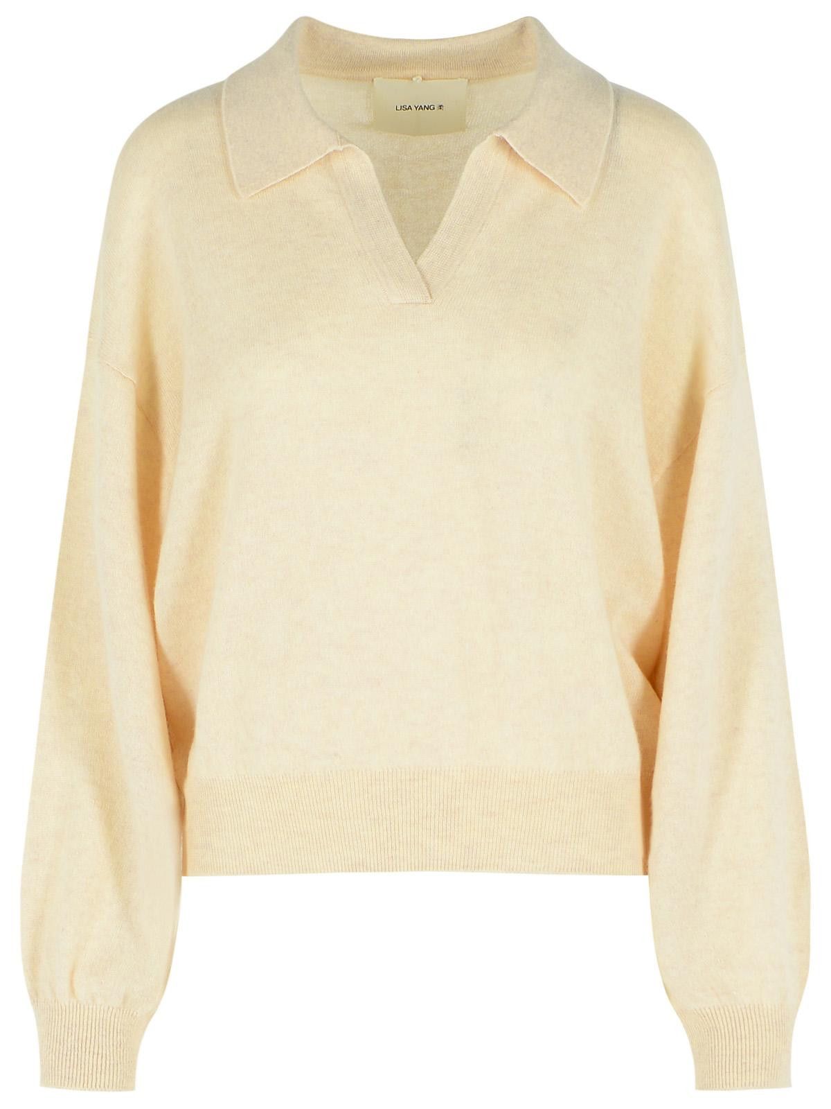 Lisa Yang LISA YANG 'Katriel' Oat Cashmere Sweater Size XS / US 0-2 / IT 36-38 - 1 Thumbnail
