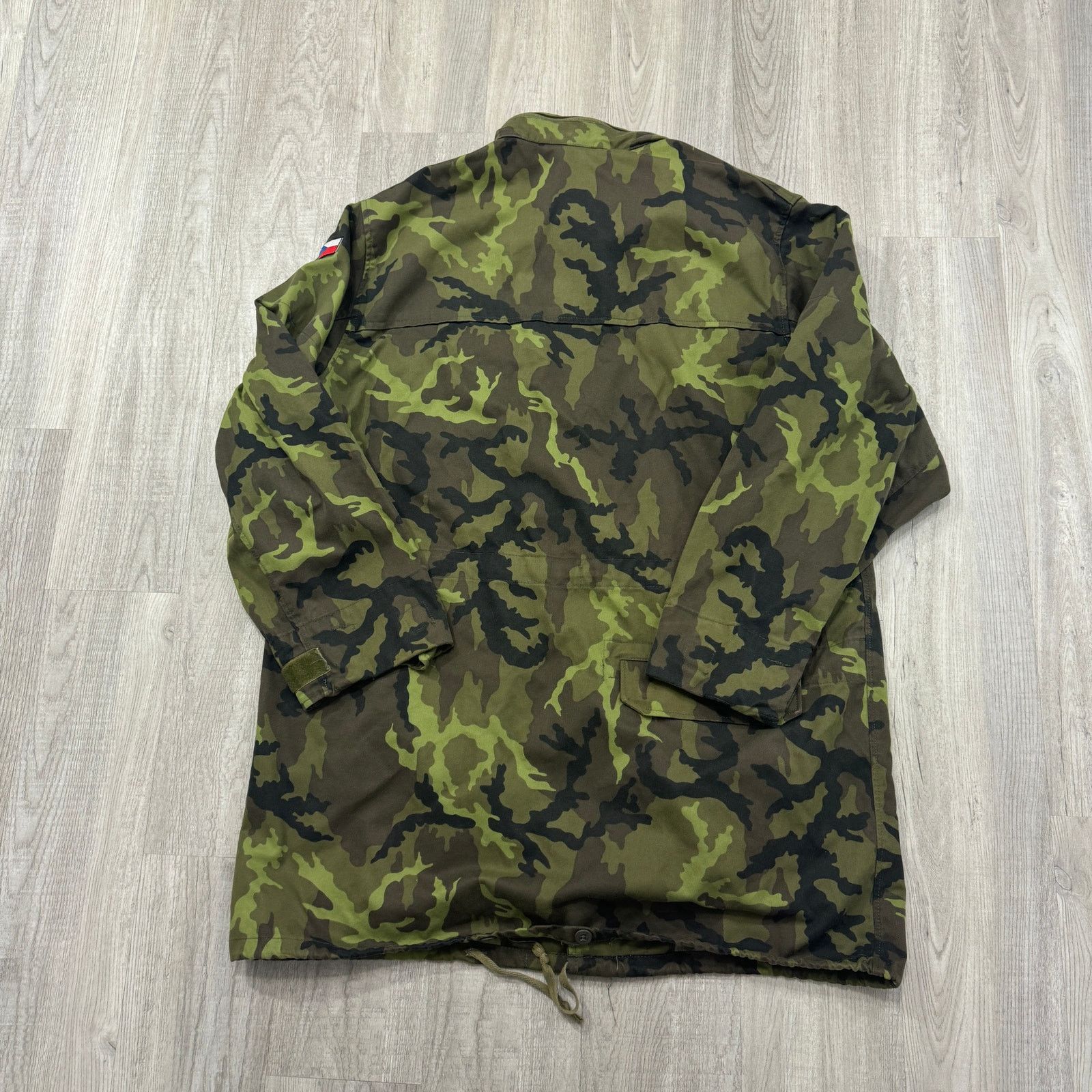 Vintage Vintage Czech Army M95 Woodland Camo Combat Jacket Parka XL Size US XL / EU 56 / 4 - 7 Thumbnail