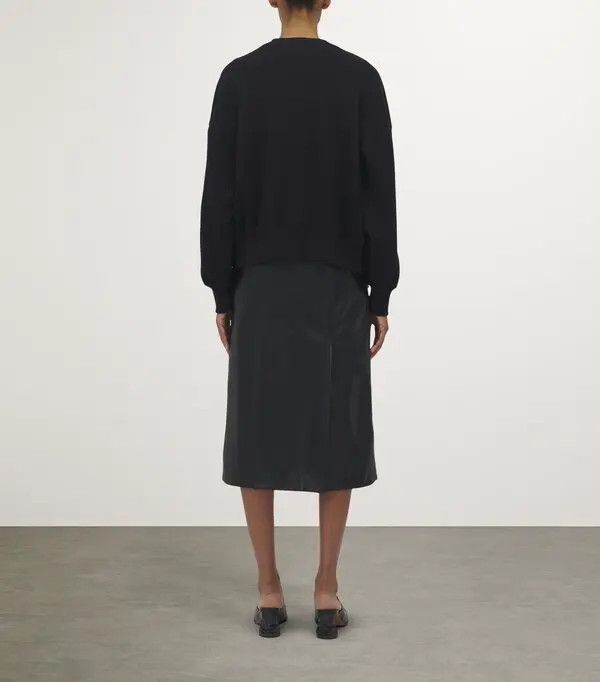 Alexander McQueen o1srvl11e0326 Smashed Screen Embroidered Sweater Black/White Size S / US 4 / IT 40 - 4 Thumbnail