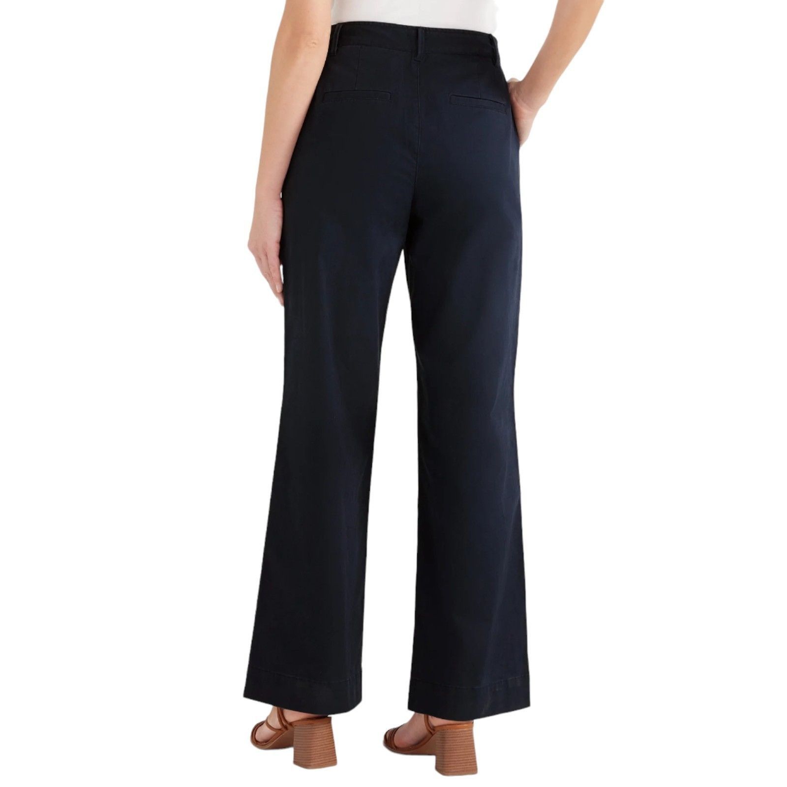 Other Free Assembly - Women's Wide Leg Chino Pants - Blue - 8 Size 30" / US 8 / IT 44 - 2 Thumbnail
