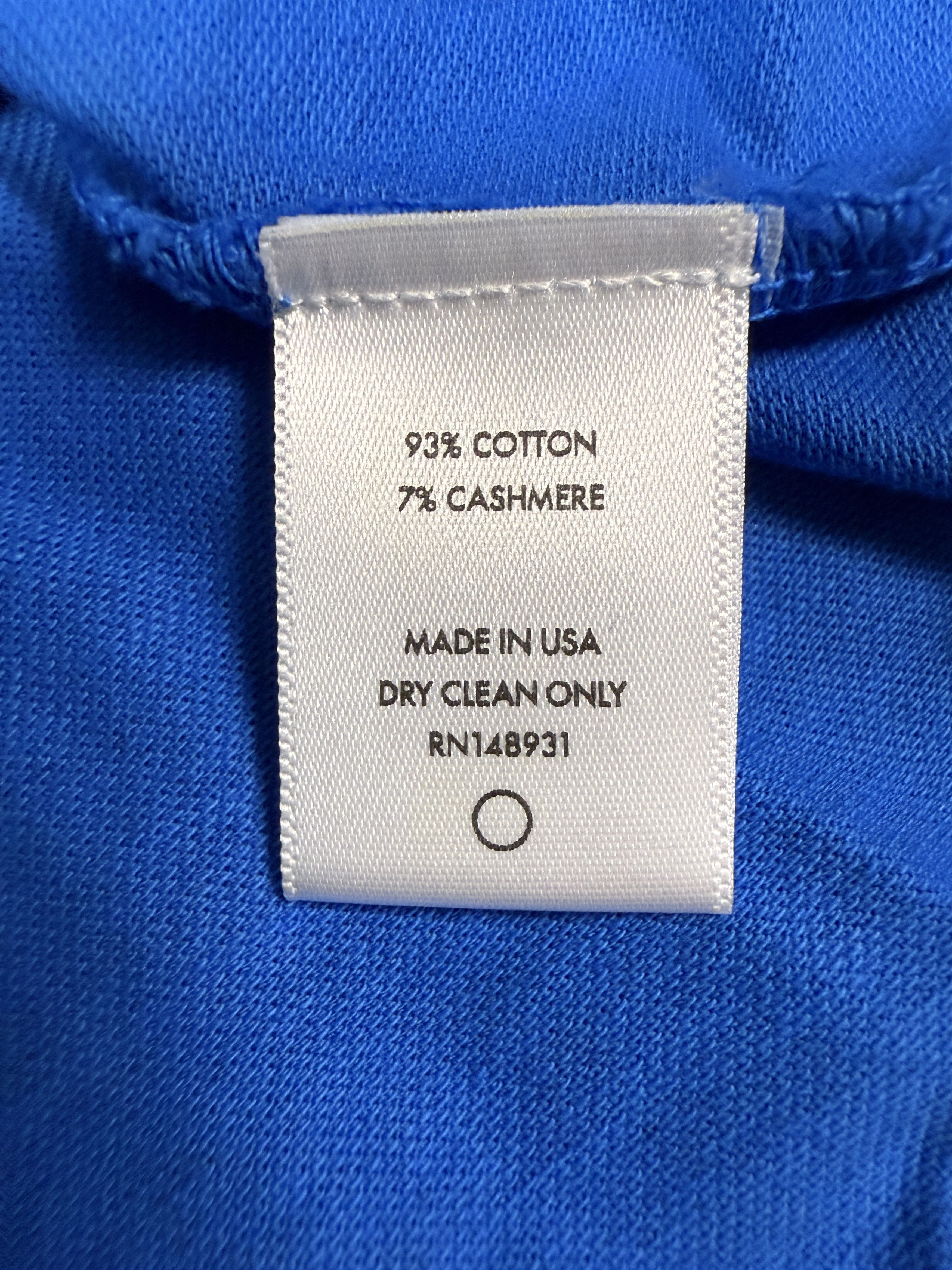 The Elder Statesman $495 The Elder Statesman Cashmere Cotton Blend T-Shirt Size US S / EU 44-46 / 1 - 3 Thumbnail