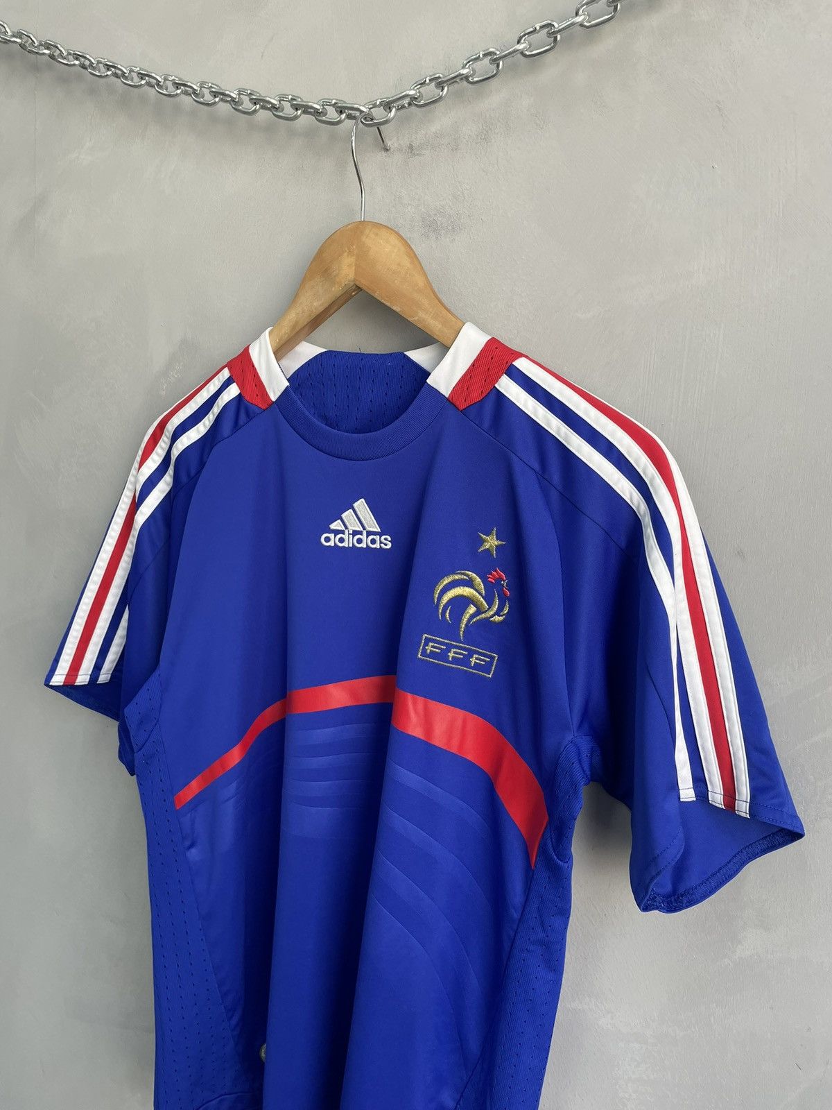 Adidas Rare France jersey T shirt tee 2000 home kit Size US S / EU 44-46 / 1 - 2 Thumbnail