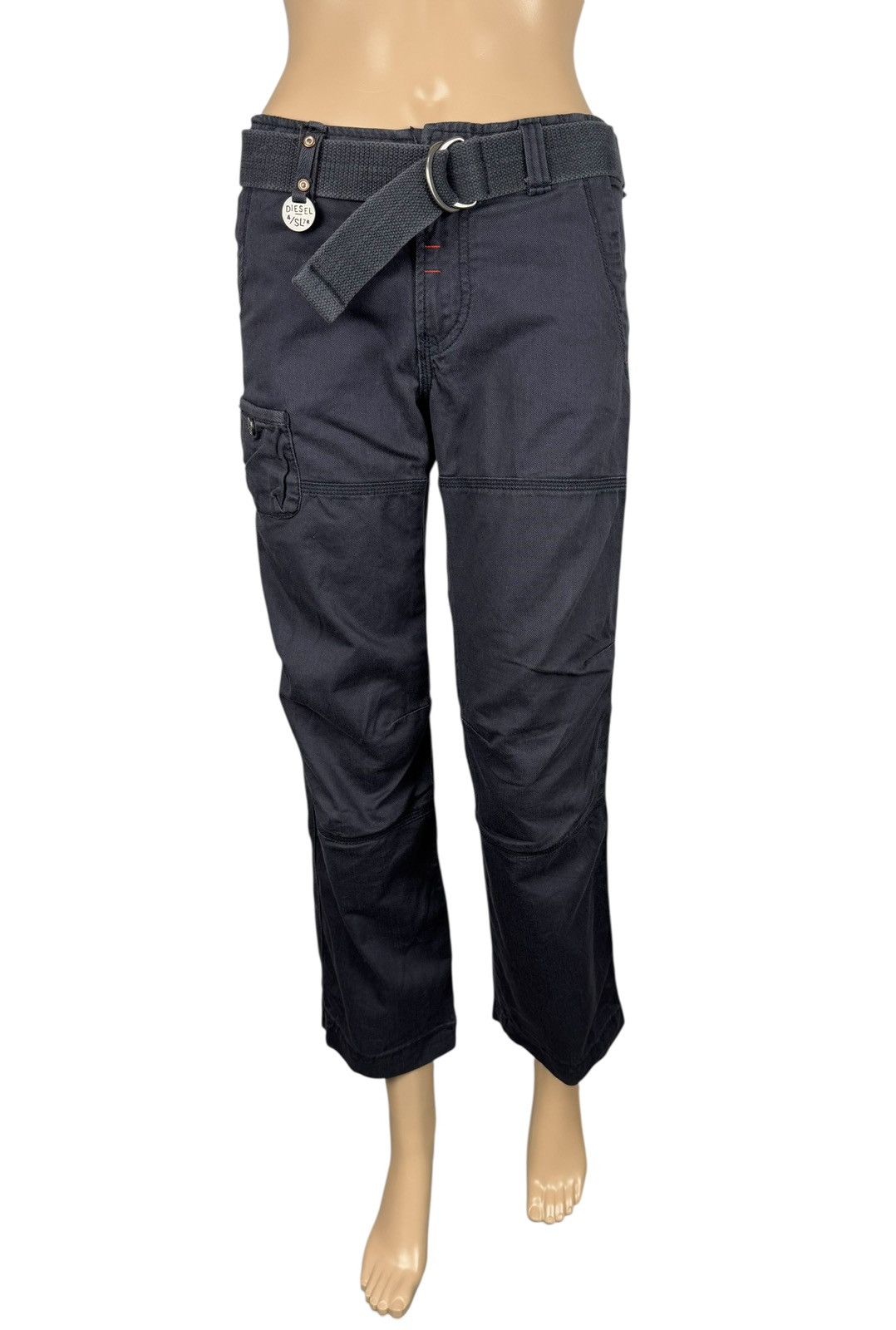 Diesel × Vintage Diesel Vintage 00s Belted Pants Cropped Size 32" / US 10 / IT 46 - 2 Thumbnail