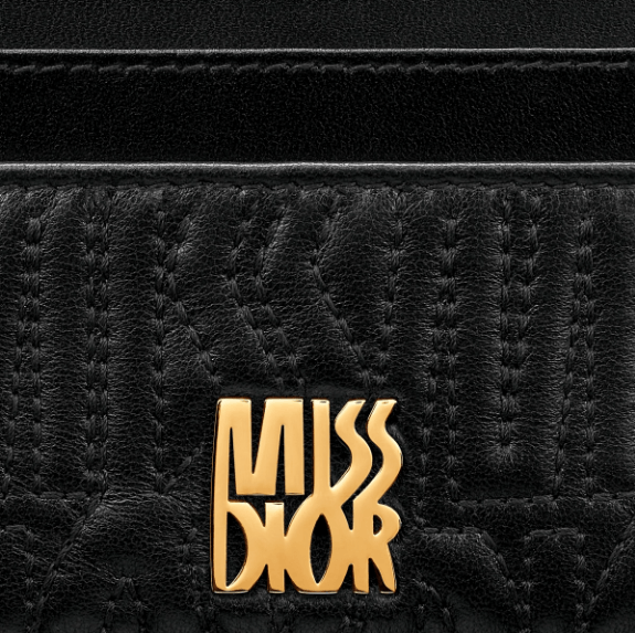 Dior o1w1db11125 S3601U Size: OS / Freesia Card Holder in Black Size ONE SIZE - 3 Thumbnail