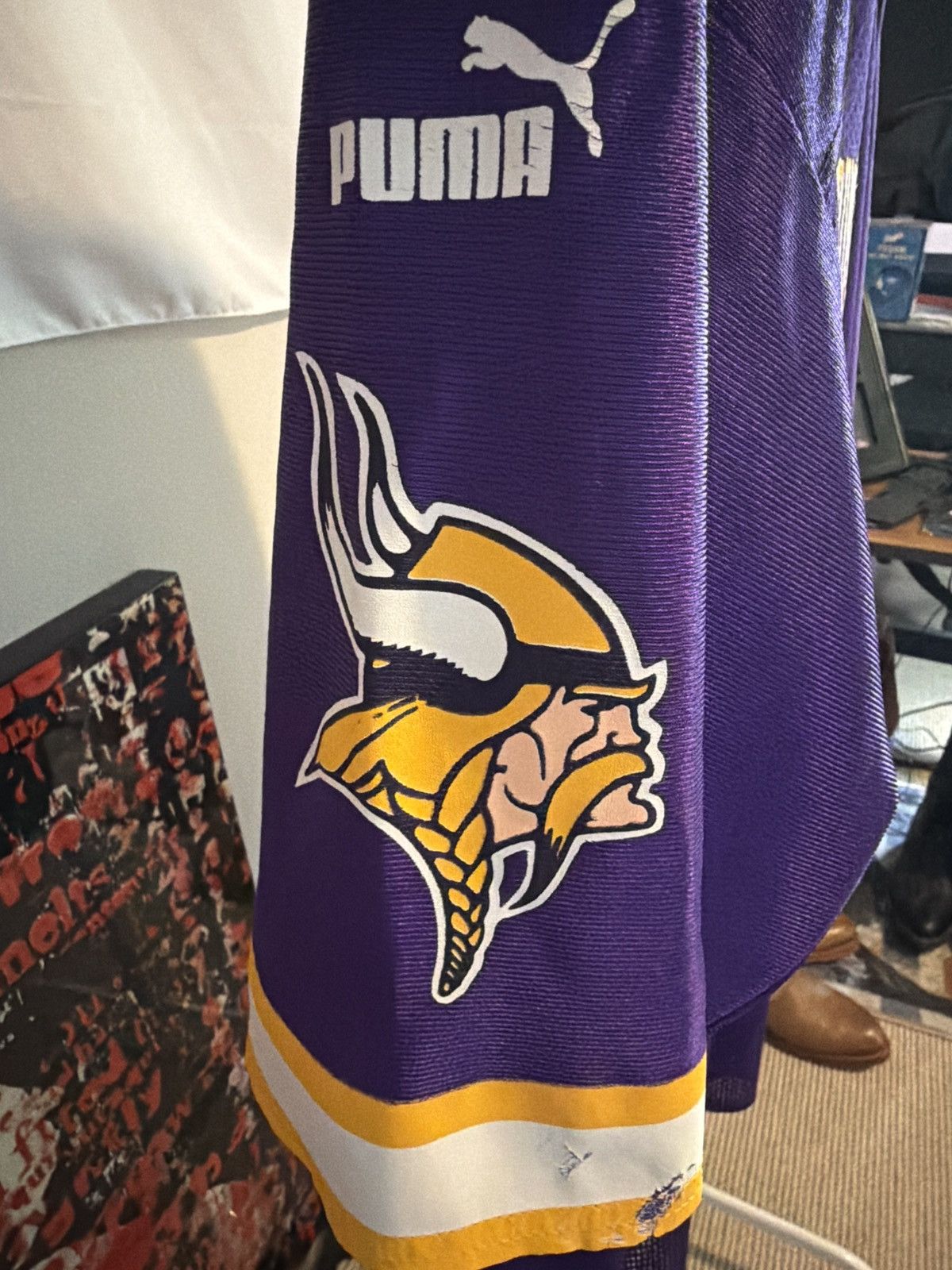 Puma Vintage Randy Moss Vikings Jersey Size US XL / EU 56 / 4 - 3 Thumbnail