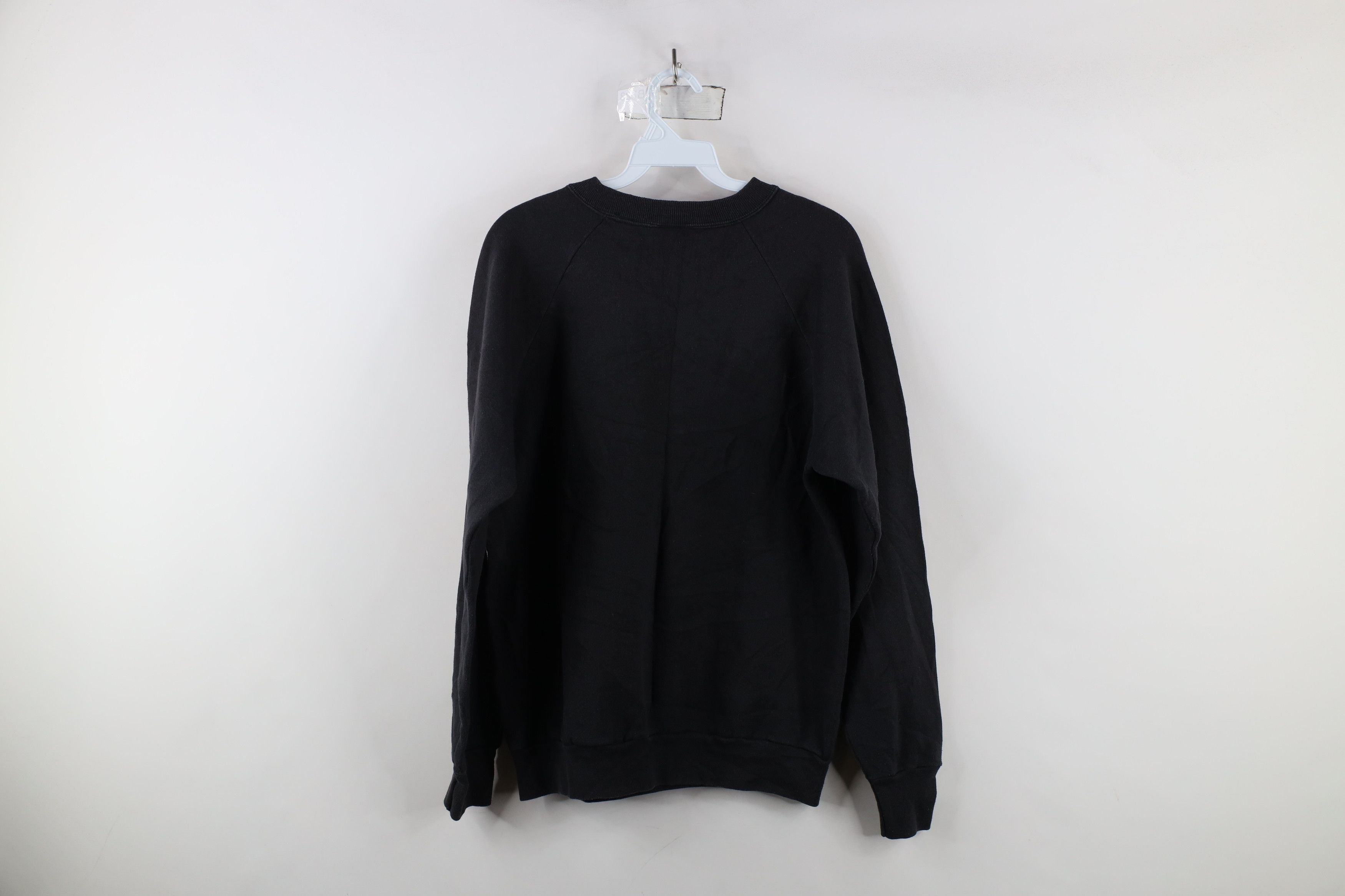 Vintage Vintage 80s Spell Grease Theater Play Sweatshirt Black USA Size L / US 10 / IT 46 - 9 Thumbnail