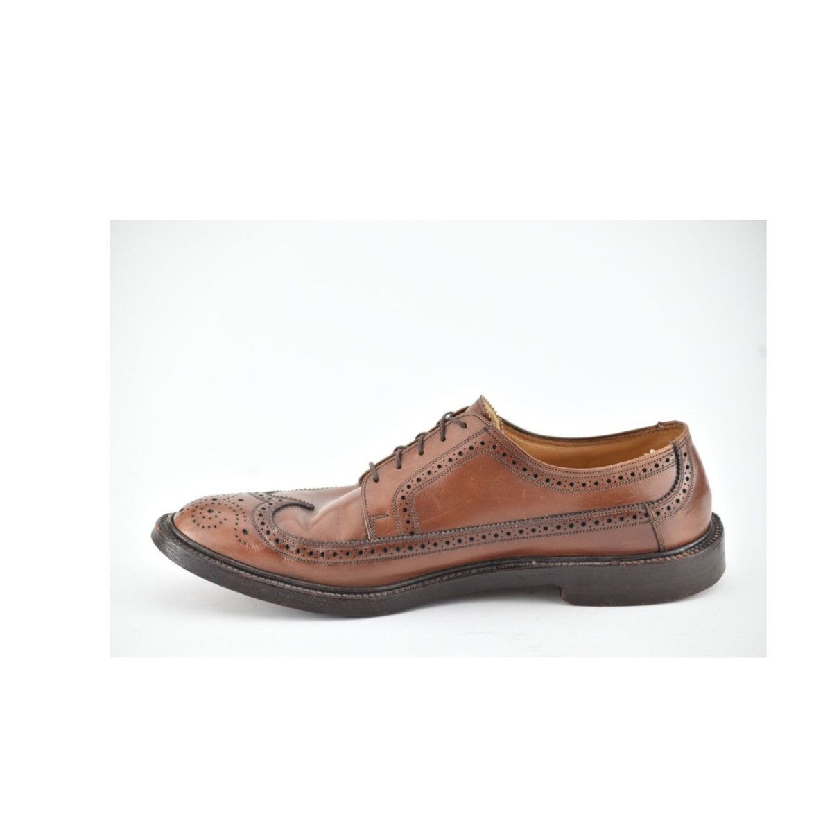 Florsheim 68 VINTAGE FLORSHEIM 8.5A VARSITY Bourbon CALF SHOES 30679 Size US 8.5 / EU 41-42 - 9 Thumbnail
