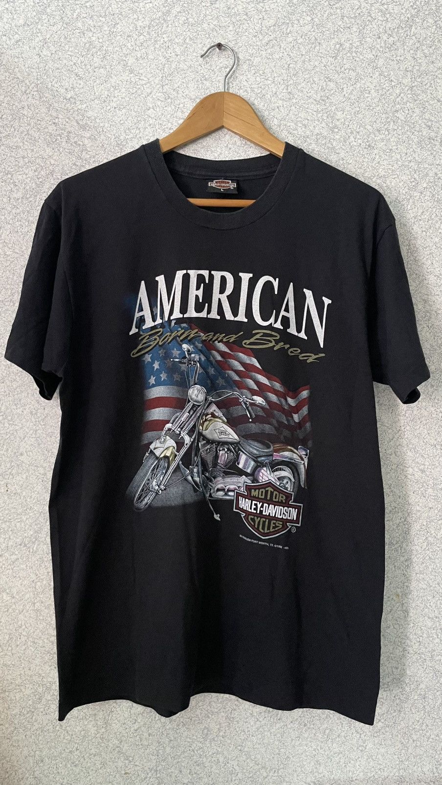 Harley Davidson 3d emblem t shirt vintage 1992 harley davidson Size US L / EU 52-54 / 3 - 1 Thumbnail