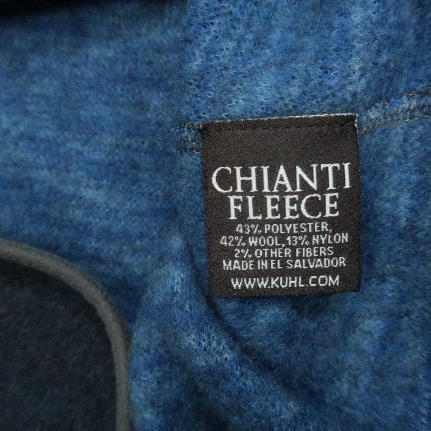 Vintage Kuhl Pullover Mens Small Blue 1/4 Zip Chianti Fleece Wool Blend Hiking Jumper Size US S / EU 44-46 / 1 - 6 Thumbnail
