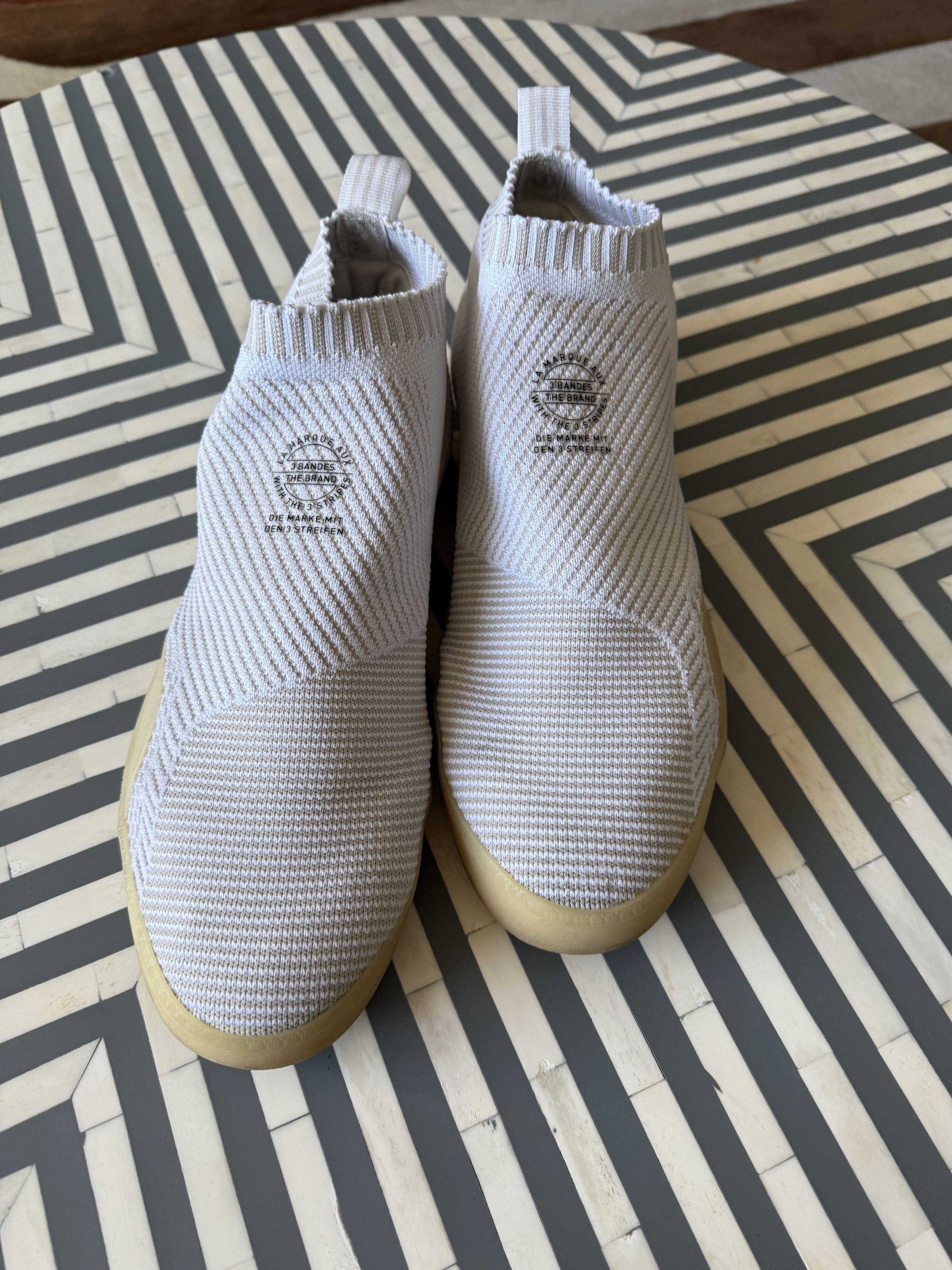 Adidas Adidas 3ST.002 Primeknit 'Cloud White' 2017 (No Box) Size US 10.5 / EU 43-44 - 4 Thumbnail