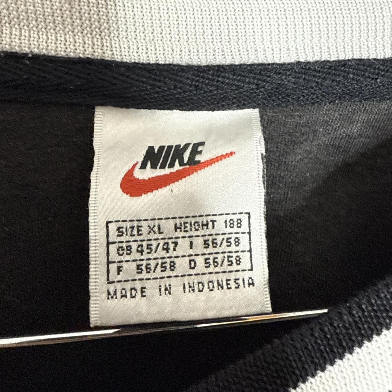 Nike Nike Black Vintage 90s Spellout Retro Size US XL / EU 56 / 4 - 4 Thumbnail