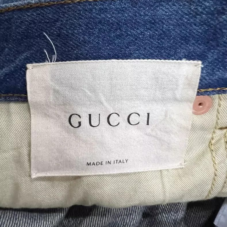 Gucci Gucci Viper floral embroidered jeans Size US 29 - 3 Thumbnail