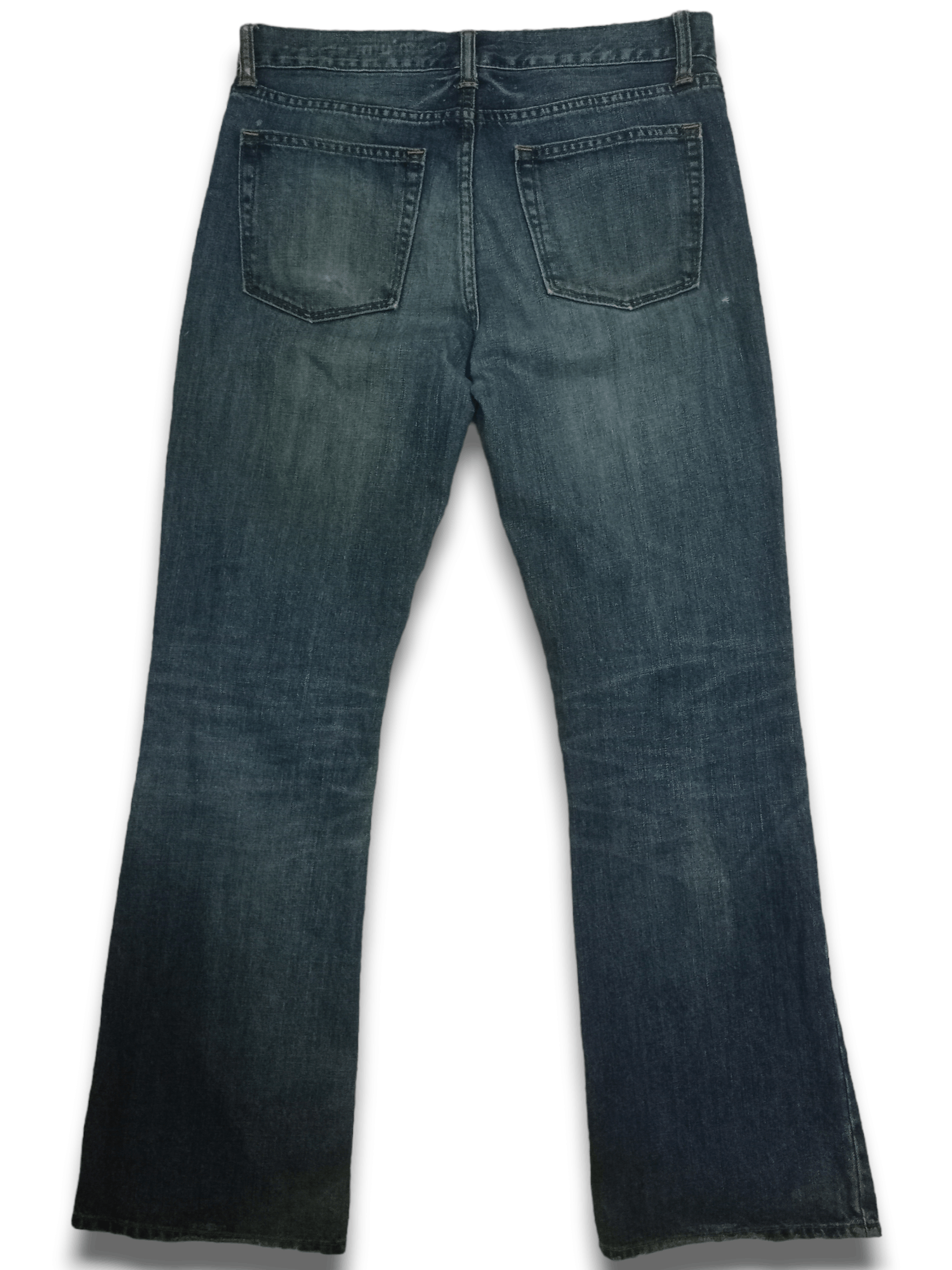 Gap Vintage Gap Premium Mud Wash Flares Style Distressed Jeans Size US 32 / EU 48 - 4 Thumbnail