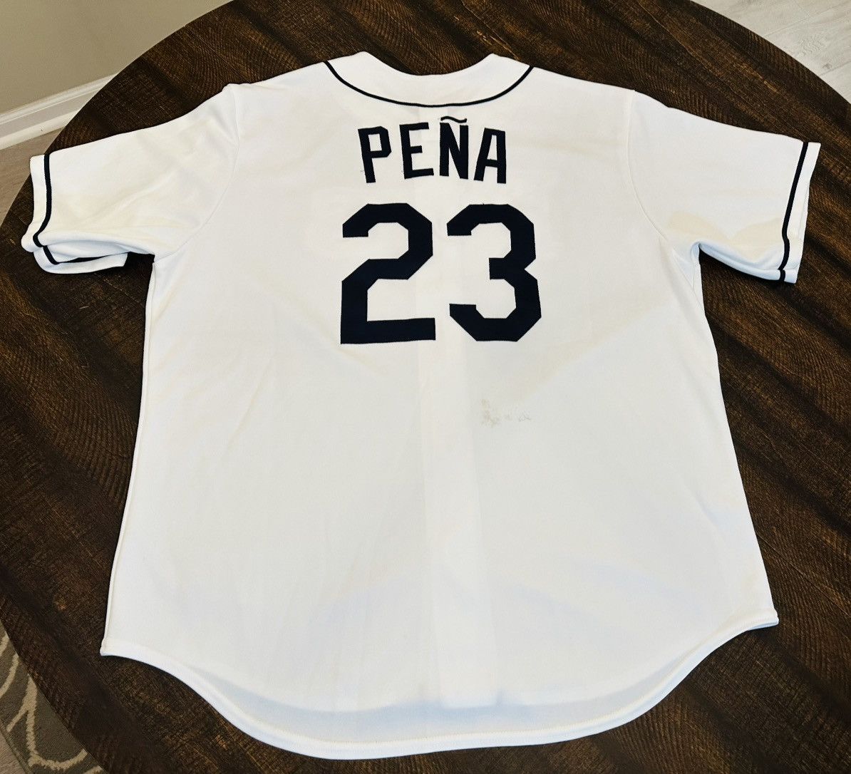 Majestic 2008 World Series Majestic Carlos Pena 23 Tampa Bay Rays-XL Size US XL / EU 56 / 4 - 1 Thumbnail