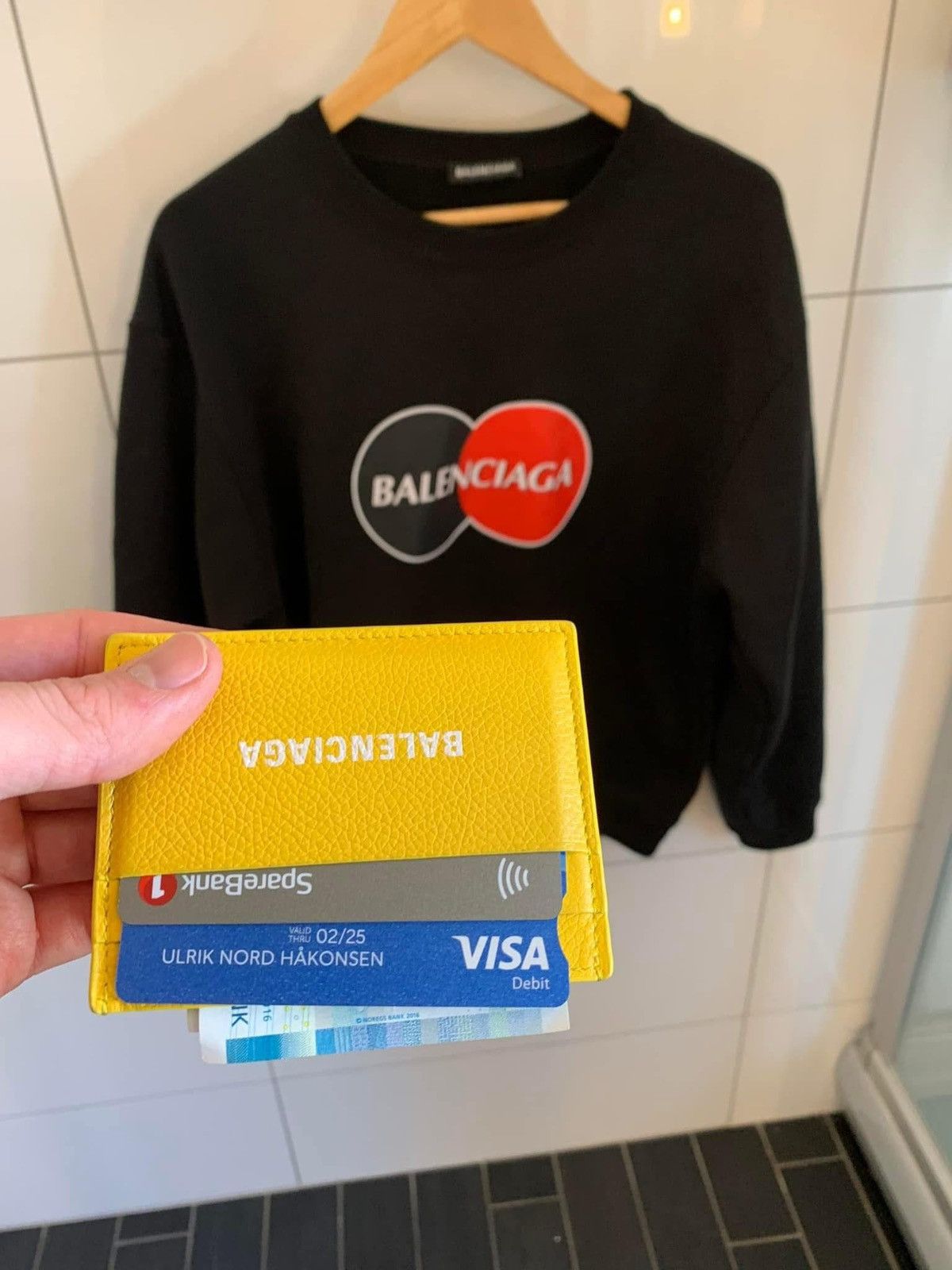 Balenciaga Mastercard crewneck Size US M / EU 48-50 / 2 - 2 Thumbnail
