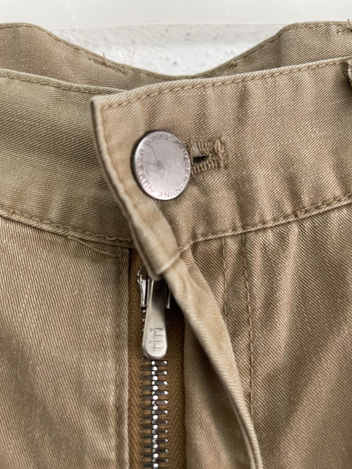 Number (N)ine Number Nine Khaki Back Riri Zipper Size US 33 - 4 Thumbnail