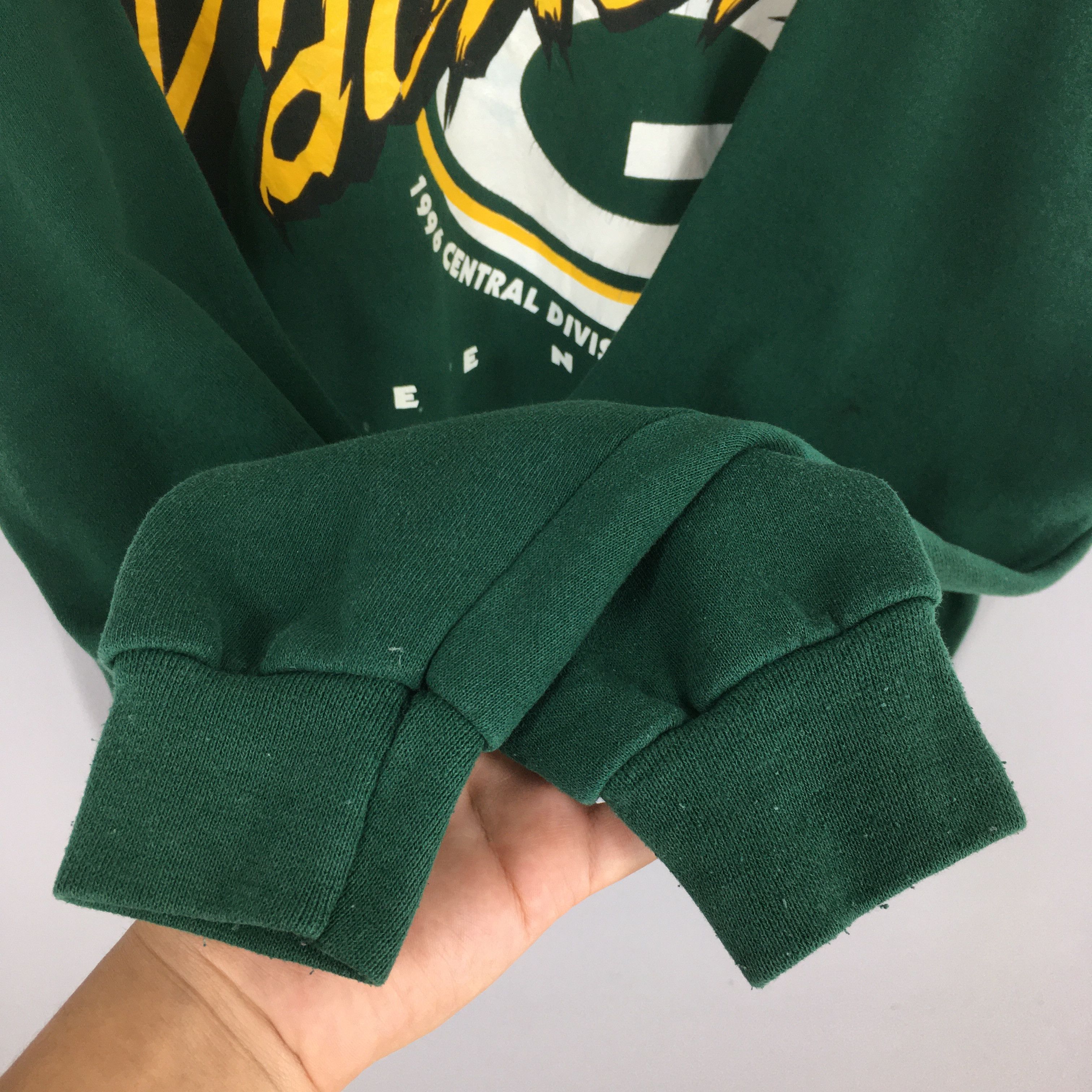 NFL Vintage 90s Green Bay Packers NFL Sweatshirt XLarge Size US XL / EU 56 / 4 - 4 Thumbnail