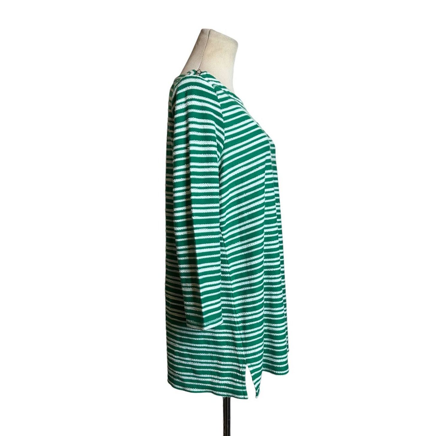 Liz Claiborne Liz Claiborne stripes knit tunic top size Medium Size M / US 6-8 / IT 42-44 - 9 Thumbnail