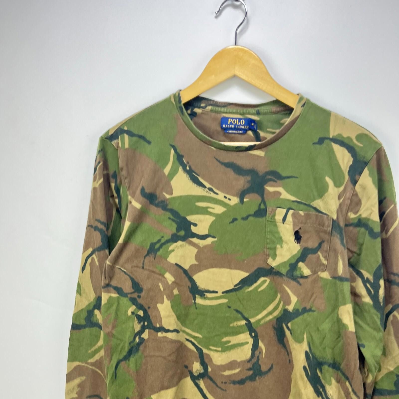Polo Ralph Lauren Vintage Polo Ralph Lauren Pony Ammo Long Sleeve Shirt Medium Size US M / EU 48-50 / 2 - 2 Thumbnail