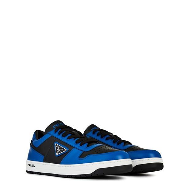 Prada Men'S Downtown Leather Low Top Trainers Size US 10 / EU 43 - 4 Thumbnail