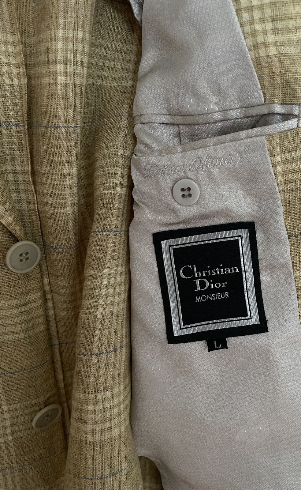 Christian Dior Monsieur × Designer × Vintage Vintage Brand Christion Dior Monsieur Jacket 1990s Size US L / EU 52-54 / 3 - 6 Thumbnail