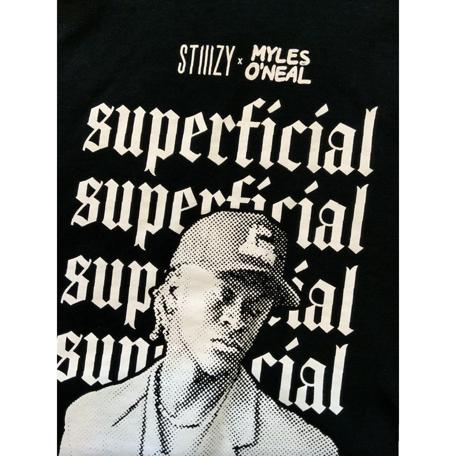 Vintage StiizyX Myles O’Neal 26 Birthday Party Superficial Heavyweight Black Hoodie L Mens Size US L / EU 52-54 / 3 - 5 Thumbnail