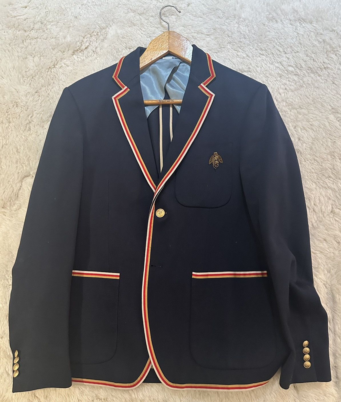 Gucci Navy Gucci Blazer Size 50R - 1 Thumbnail