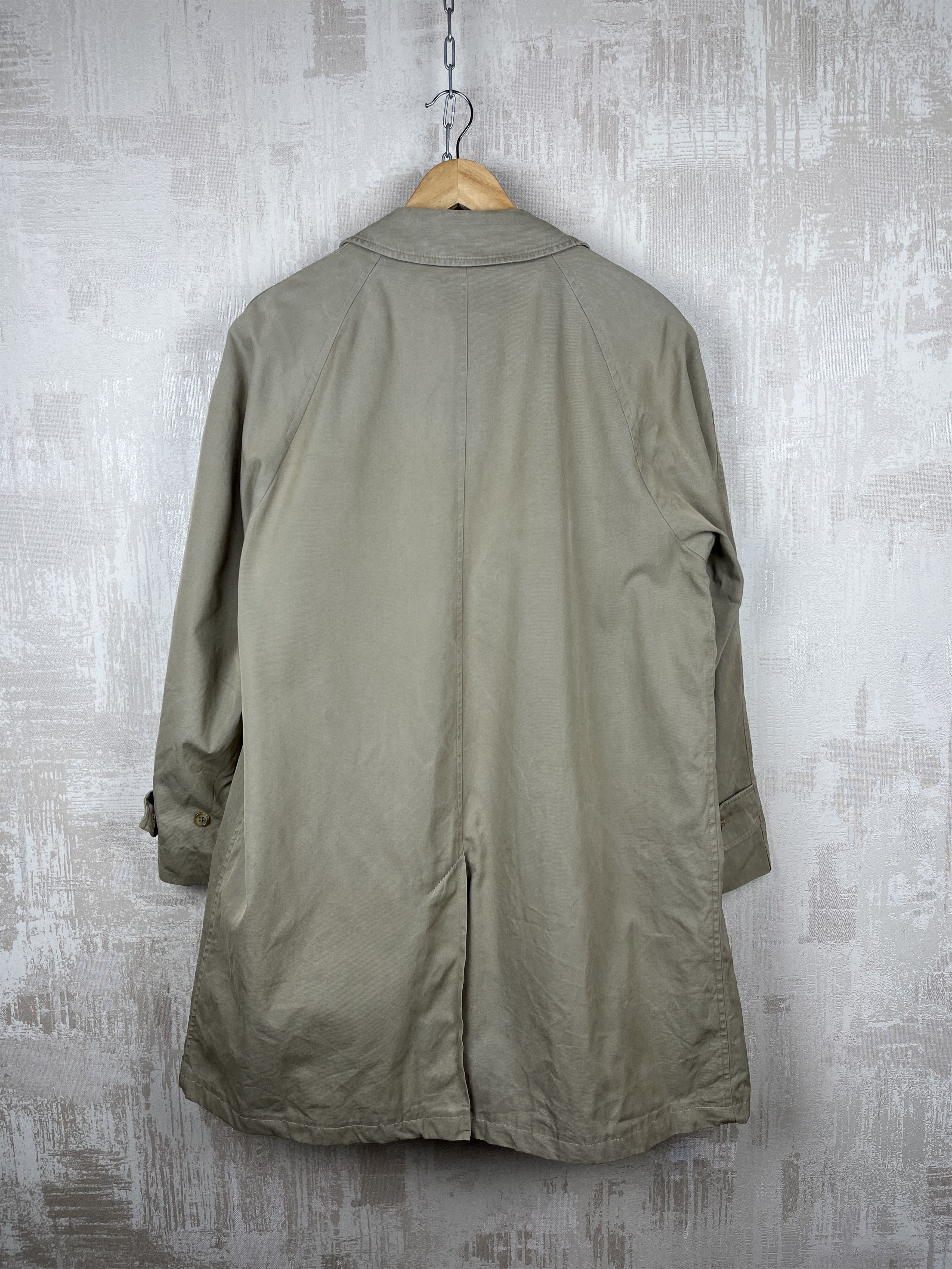 DAKS Vintage Daks London Check Lining Trench Coat Jacket Size US M / EU 48-50 / 2 - 17 Thumbnail