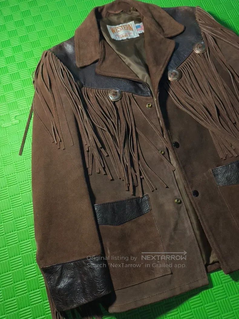 Schott Schott NYC western style tassel leather jacket Size US S / EU 44-46 / 1 - 4 Thumbnail