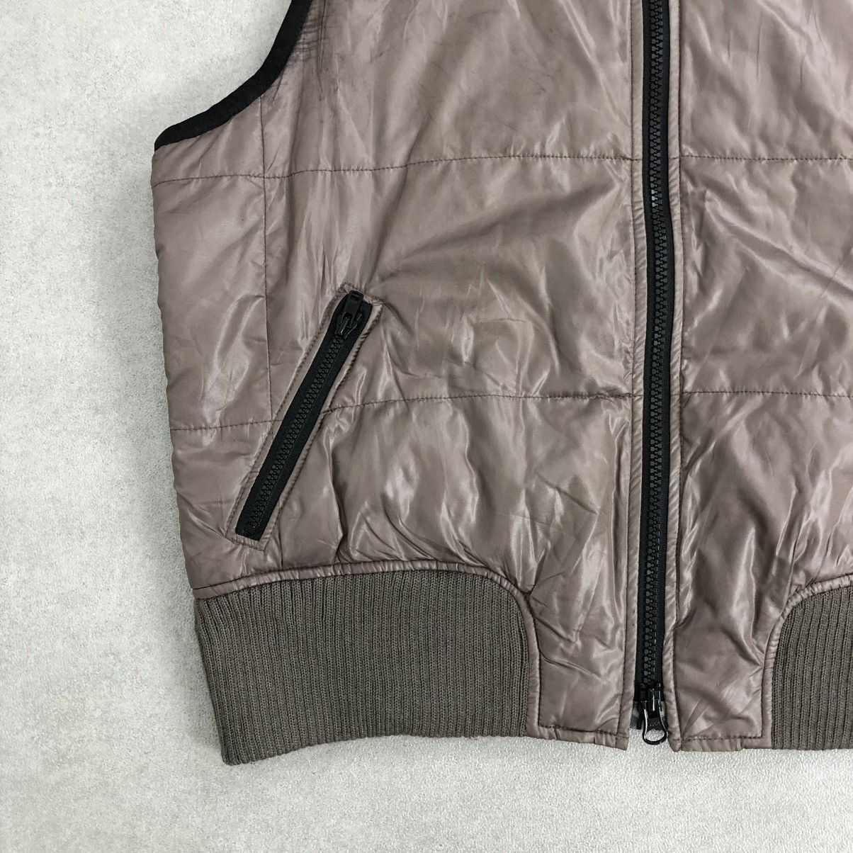 If Six Was Nine × Japanese Brand × Le Grande Bleu (L.G.B.) 2000s Comme Ca Ism Gothic Lgb Goa Punk Down Jacket Fur Vest Size US M / EU 48-50 / 2 - 3 Thumbnail