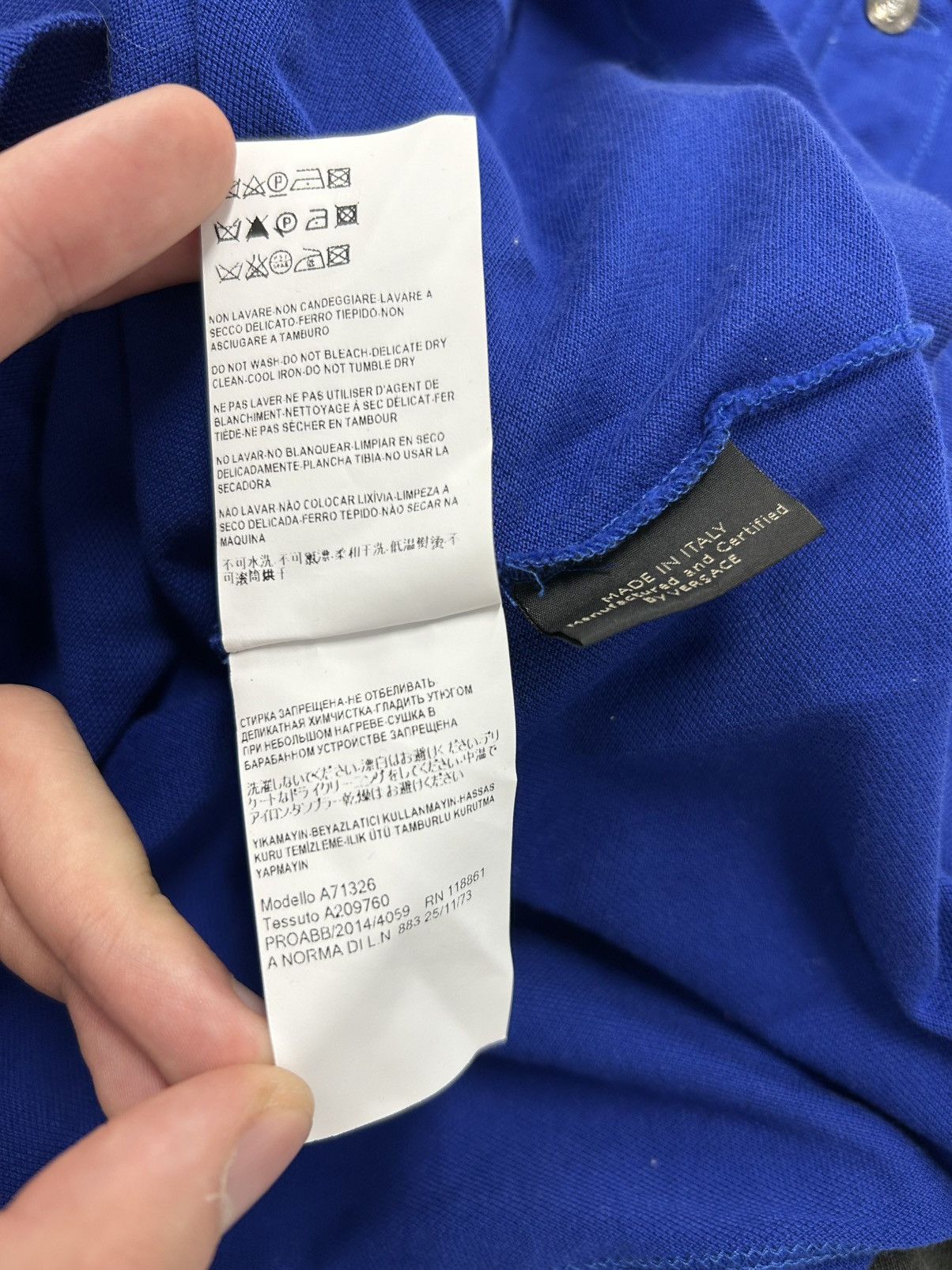 Versace Versace polo collar shirt Size US S / EU 44-46 / 1 - 5 Thumbnail