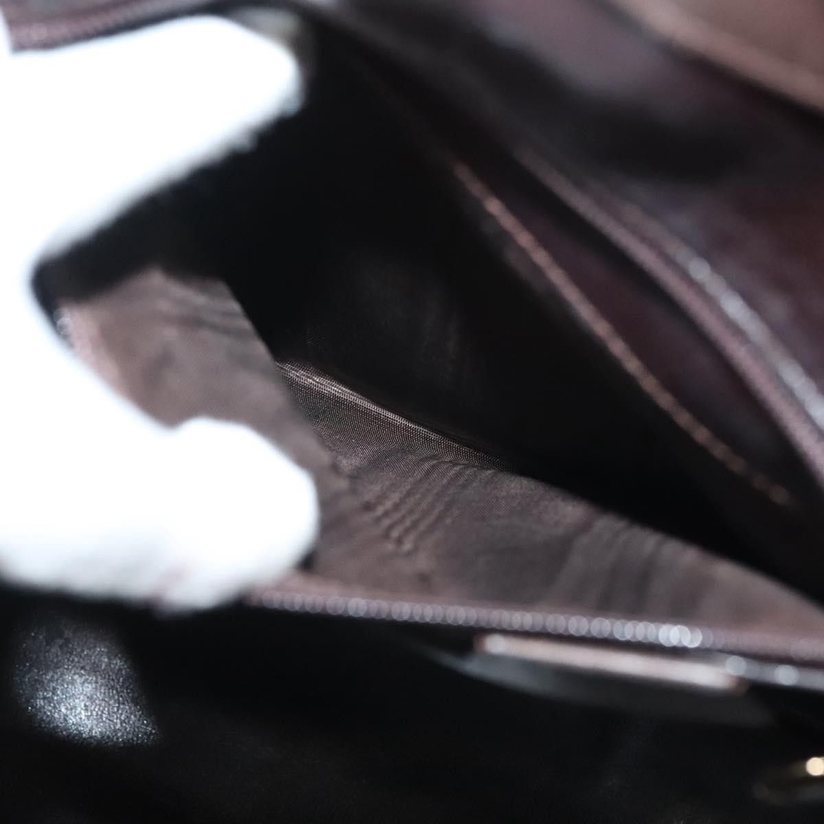 Gucci GUCCI Hand Bag Leather Brown Gold 000 1998 000 1998 Size ONE SIZE - 20 Thumbnail