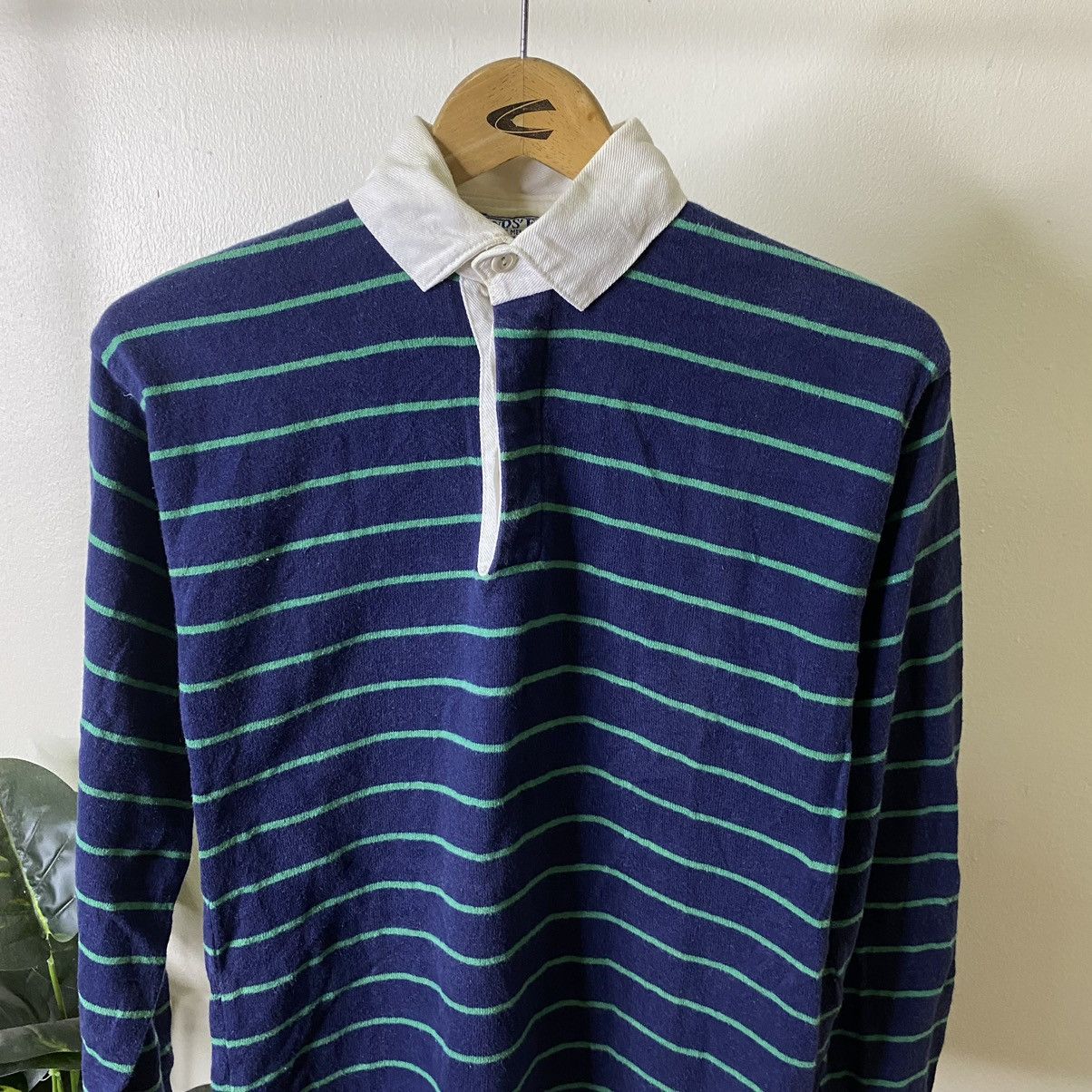 Vintage Vintage 1990s Lands End Rugby Jersey Size US XXS / EU 40 - 2 Thumbnail