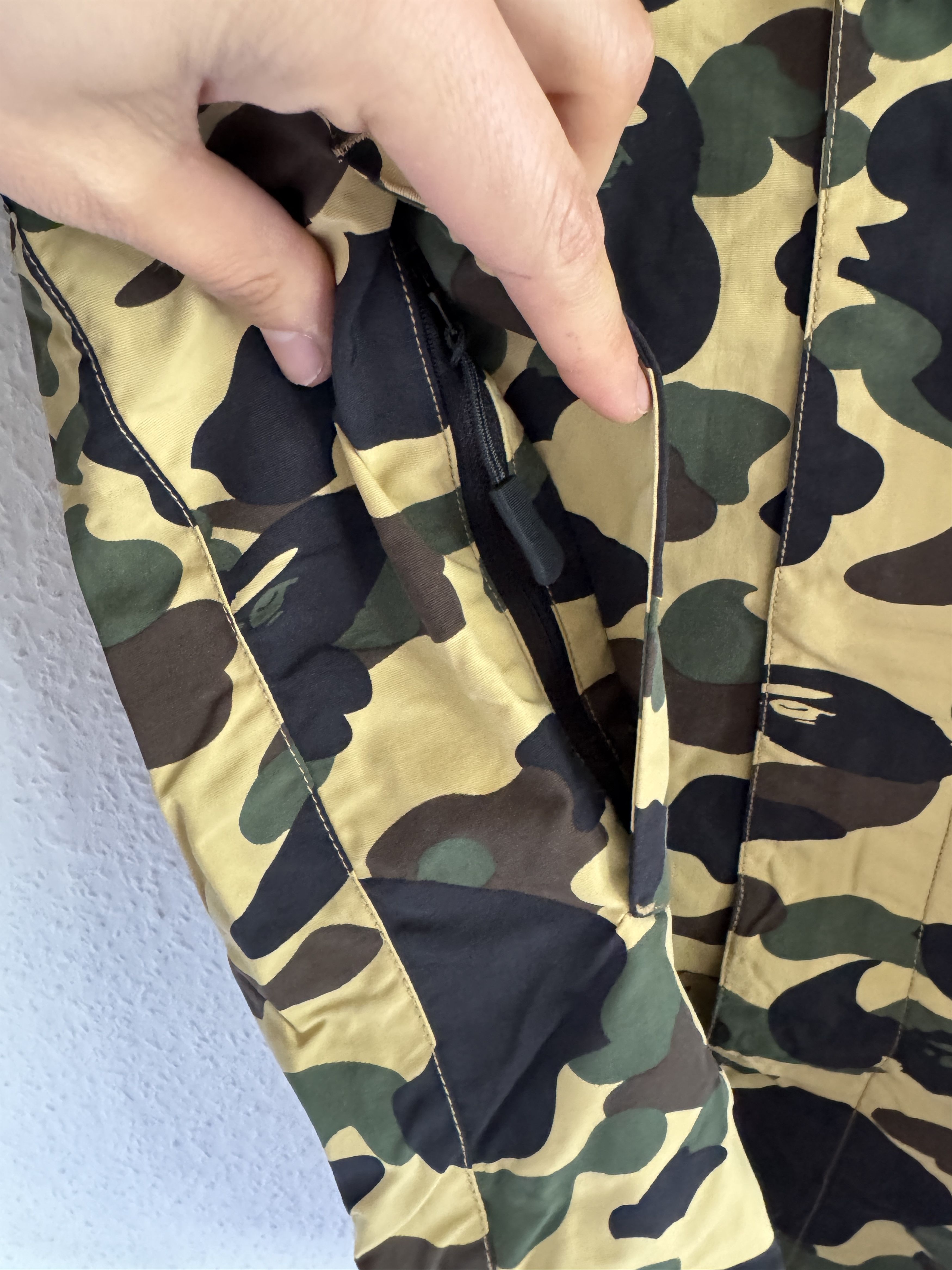 Bape 1st Camo Hooded Coat – Yellow Camo Size US M / EU 48-50 / 2 - 4 Thumbnail