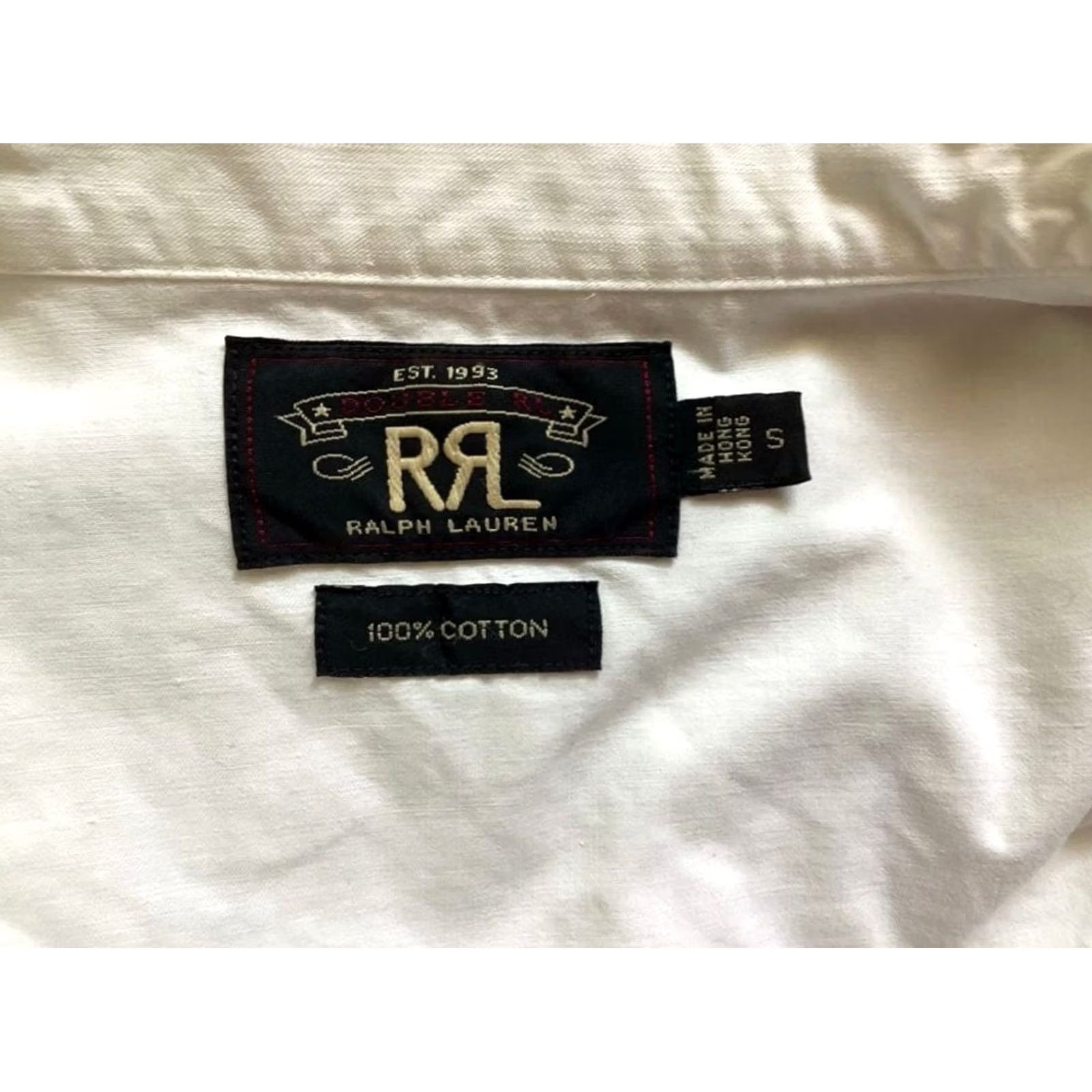 Ralph Lauren RRL RALPH LAUREN Western Shirt Men White Cotton Short Sleeve Size S Button-Up Casual Vintage Size US S / EU 44-46 / 1 - 7 Thumbnail