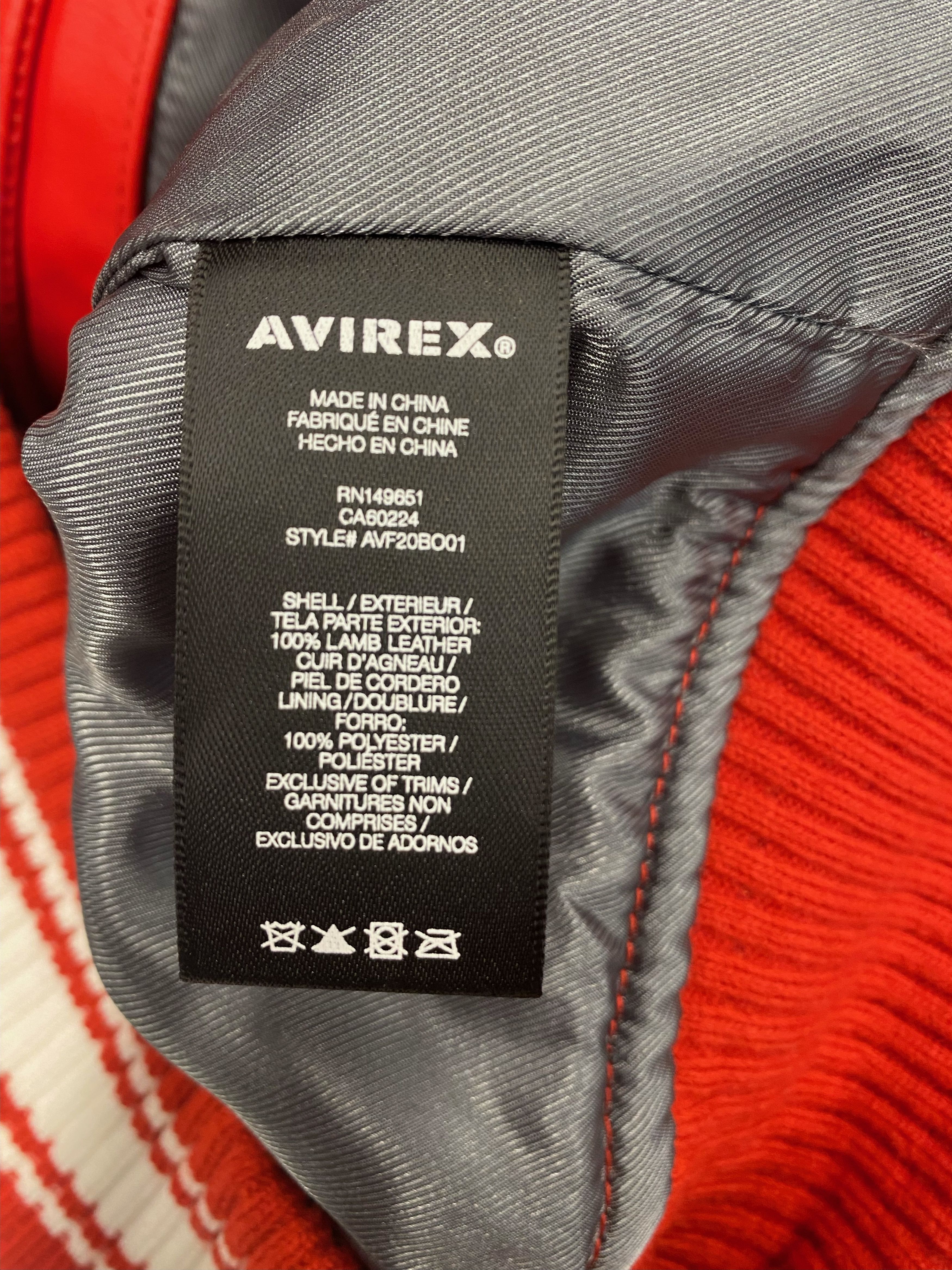 Avirex Icon Leather Jacket Size US L / EU 52-54 / 3 - 8 Thumbnail