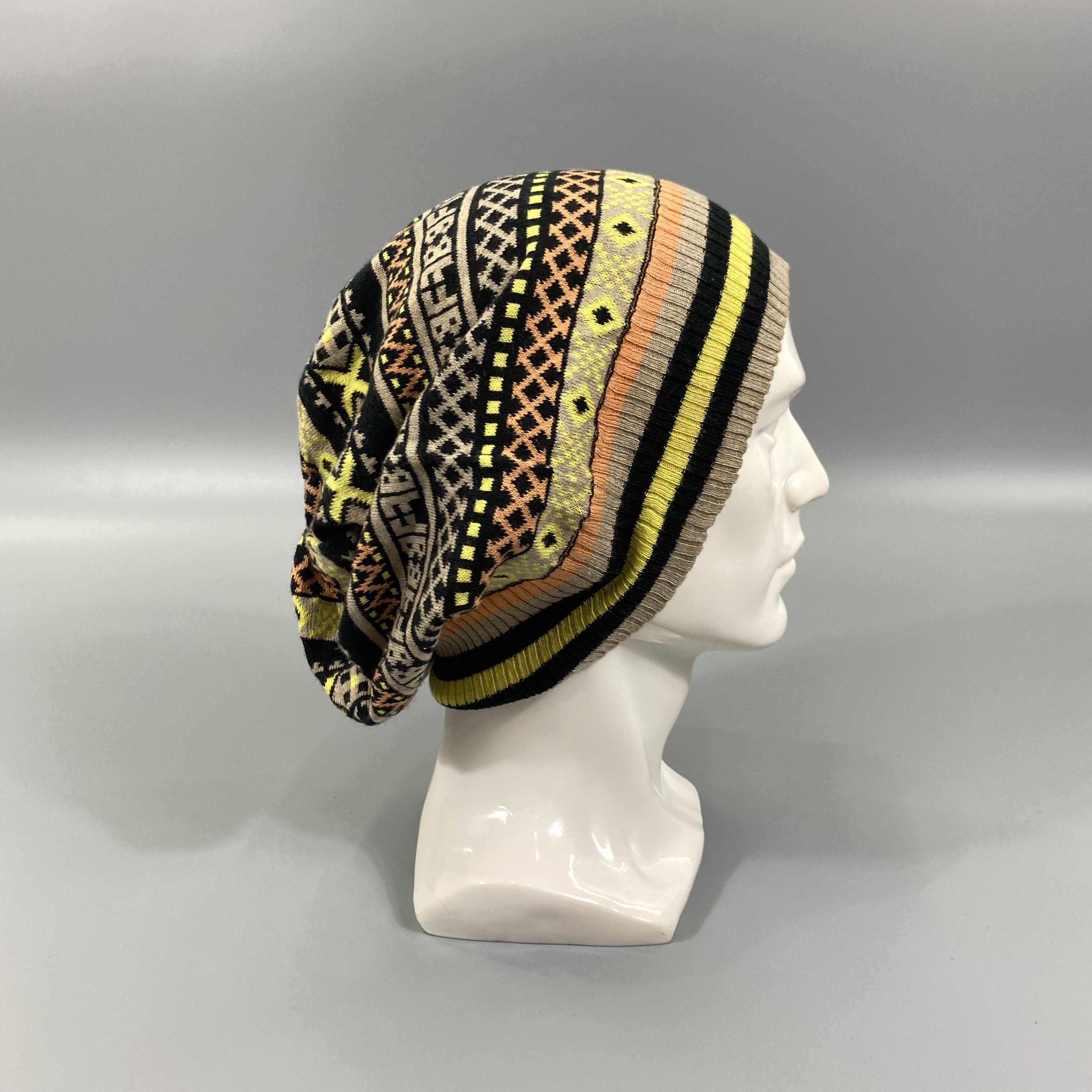 Japanese Brand Frapbois Slouchy Beanie Hats -BN955 Size ONE SIZE - 4 Thumbnail