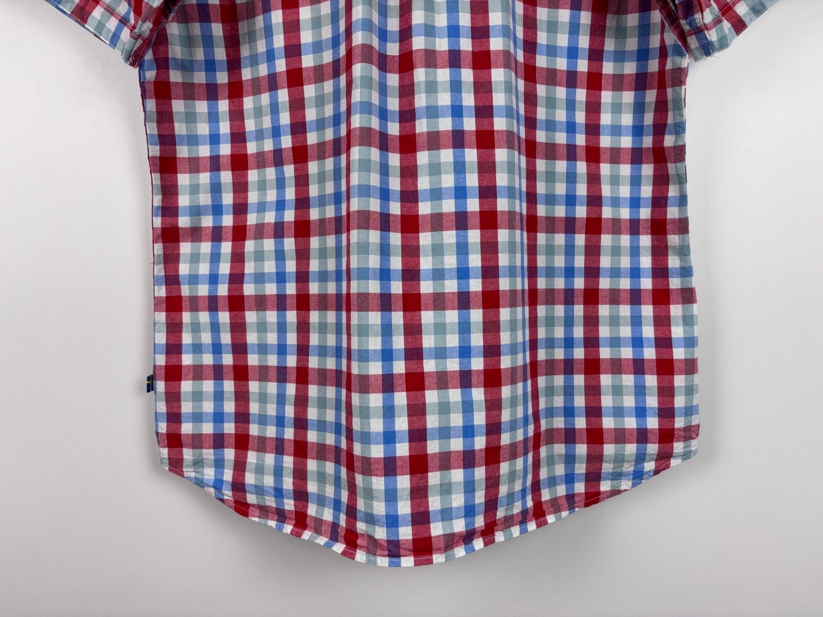 Fjallraven Fjallraven Ovik Short Sleeve Check Shirt Regular Red Blue L Size L / US 10 / IT 46 - 8 Thumbnail