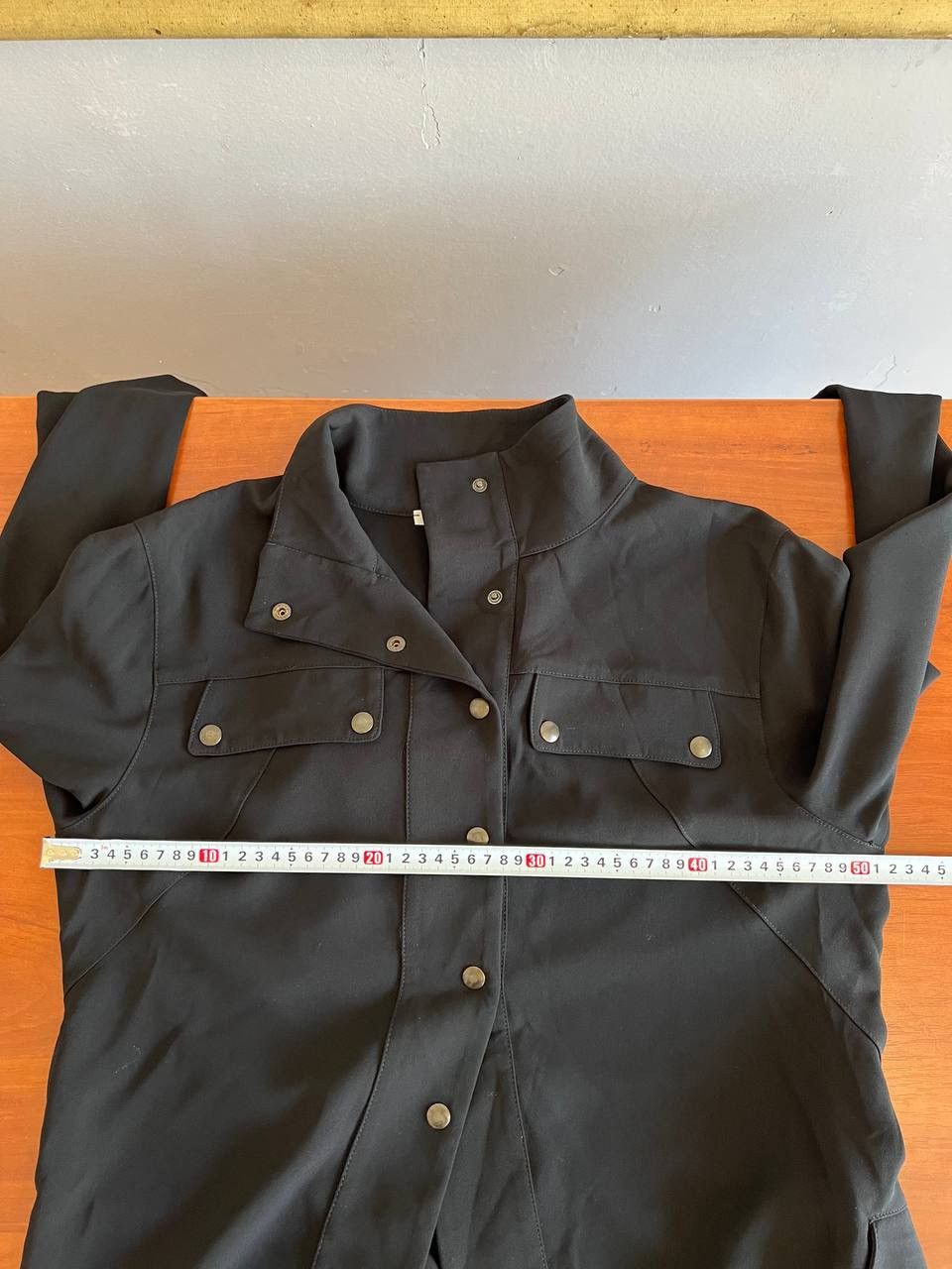 Sarah Pacini SARAH PACINI BLACK WOMAN SOLID BUTTON BLAZER BELTED JACKET L Size L / US 10 / IT 46 - 14 Thumbnail