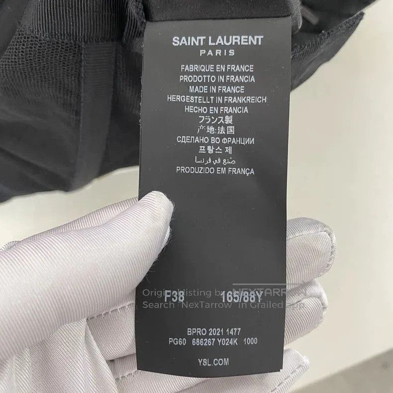 Saint Laurent Paris Saint Laurent Black Strapless Jumpsuit. Size US 38 / EU 54 - 4 Thumbnail