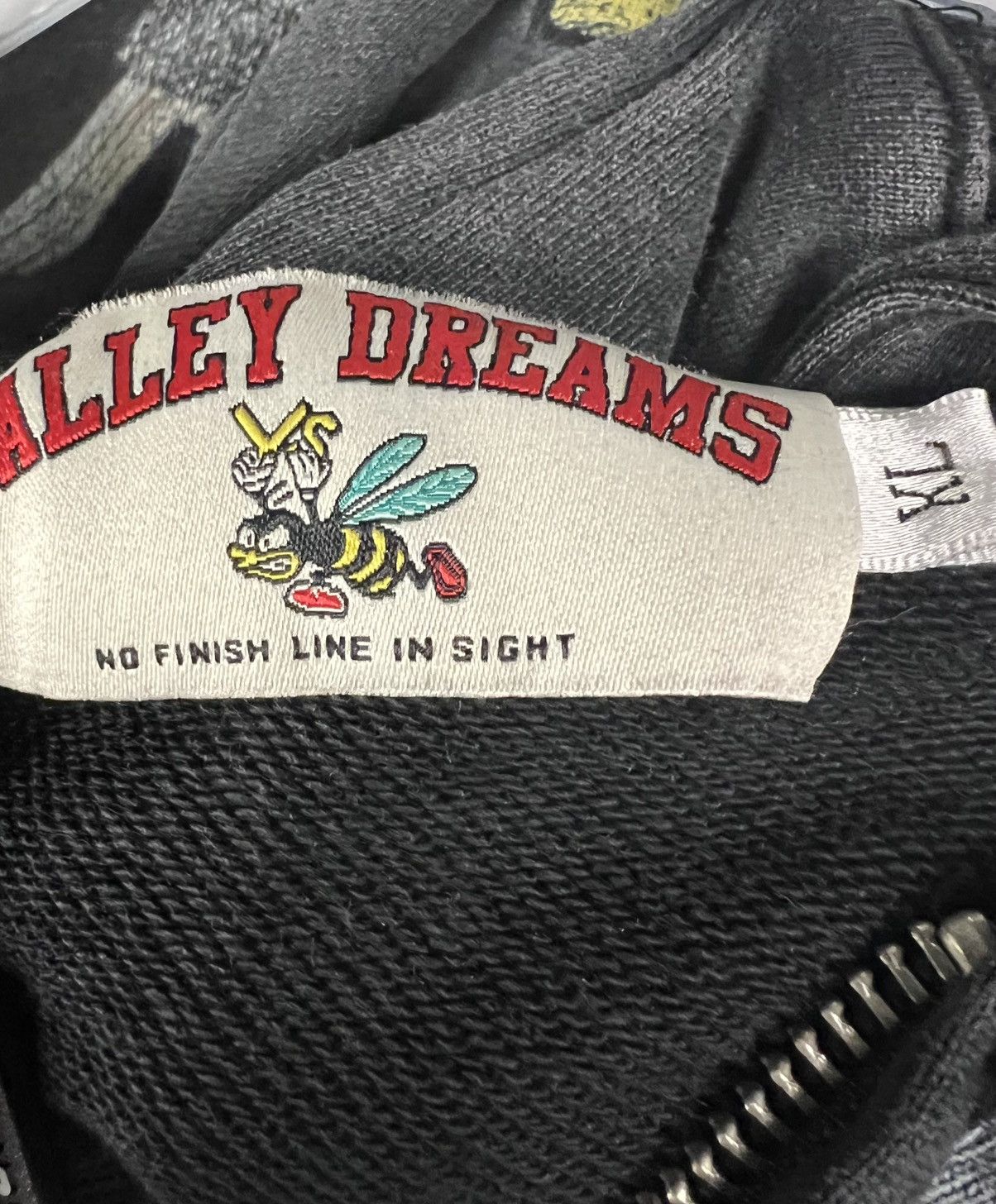 Vale Vale Blasted Zip Up Hoodie Black Size US XL / EU 56 / 4 - 4 Thumbnail