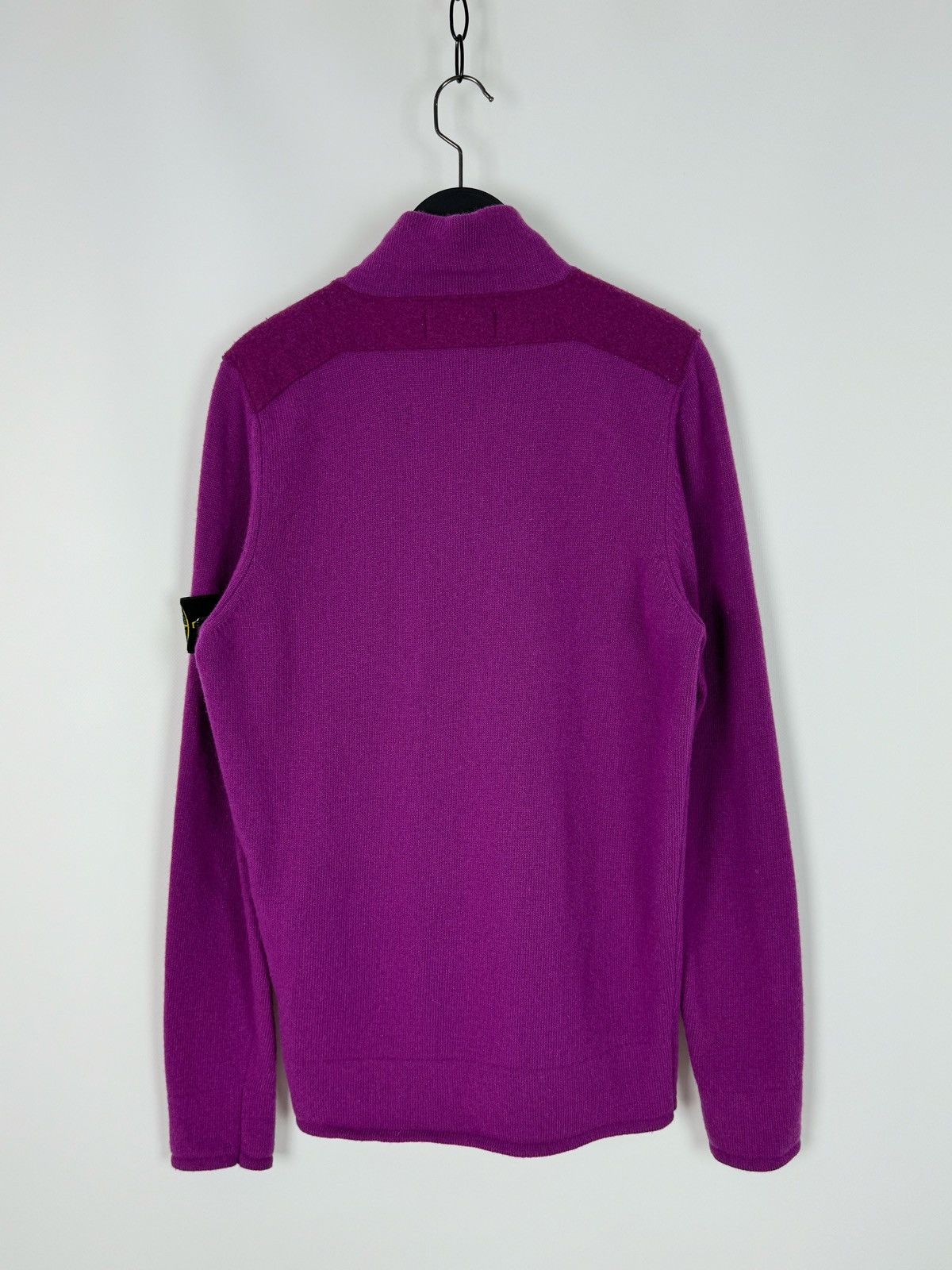 Stone Island Stone Island Purple Wool High Neck Jumper Size US M / EU 48-50 / 2 - 16 Thumbnail