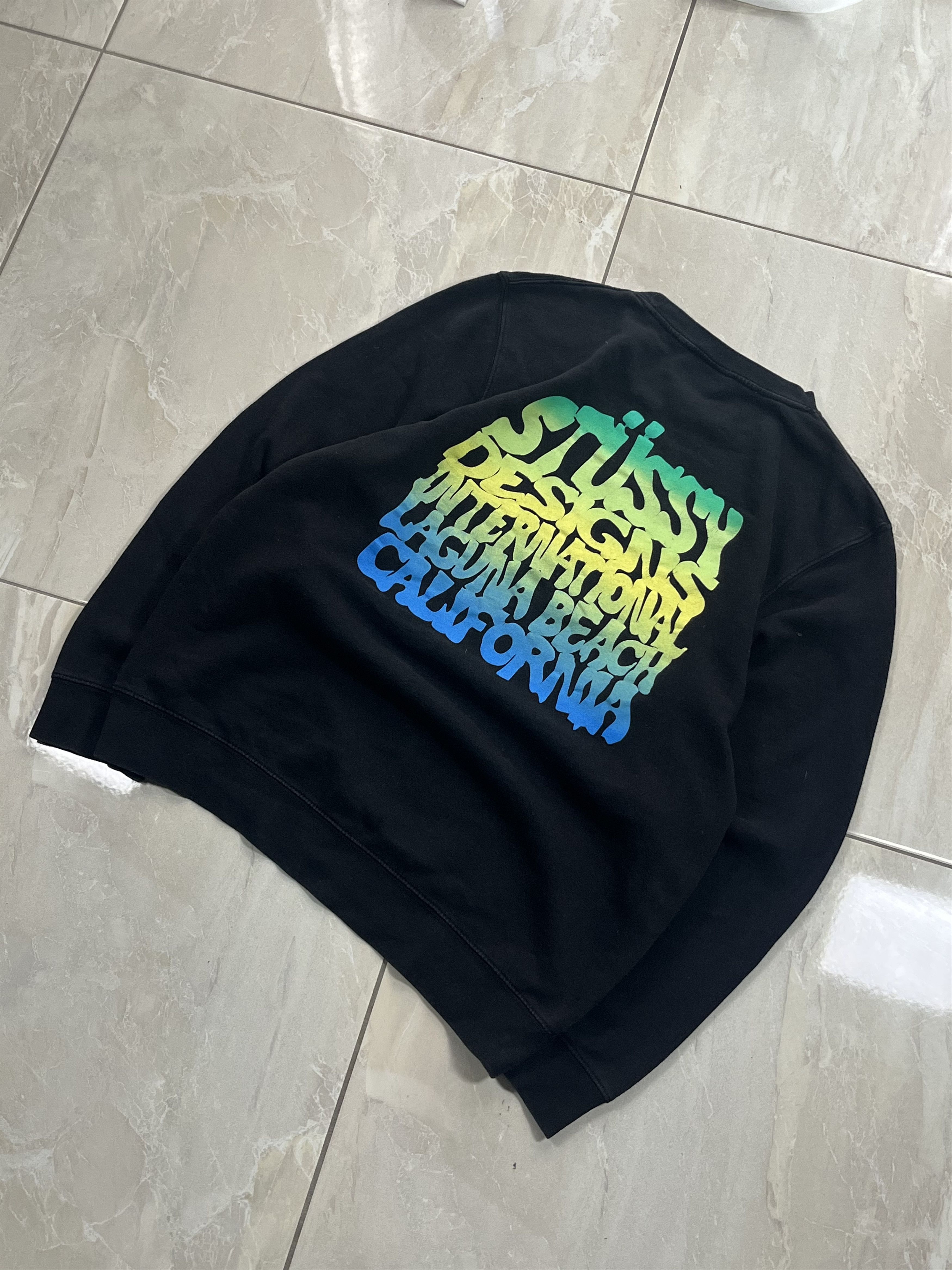 Stussy Vintage Sweatshirt Stussy Big Logo Skate Style MADE IN USA Size US XL / EU 56 / 4 - 2 Thumbnail