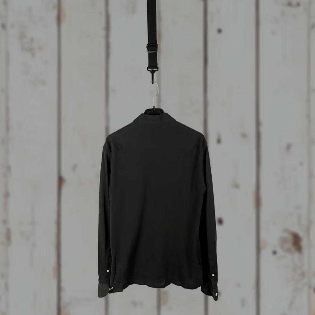 Yves Saint Laurent Saint Laurent Eton Shirt Button-Up Slim Black Cotton L Mens Long Sleeve Casual Shirt Size US L / EU 52-54 / 3 - 1 Thumbnail