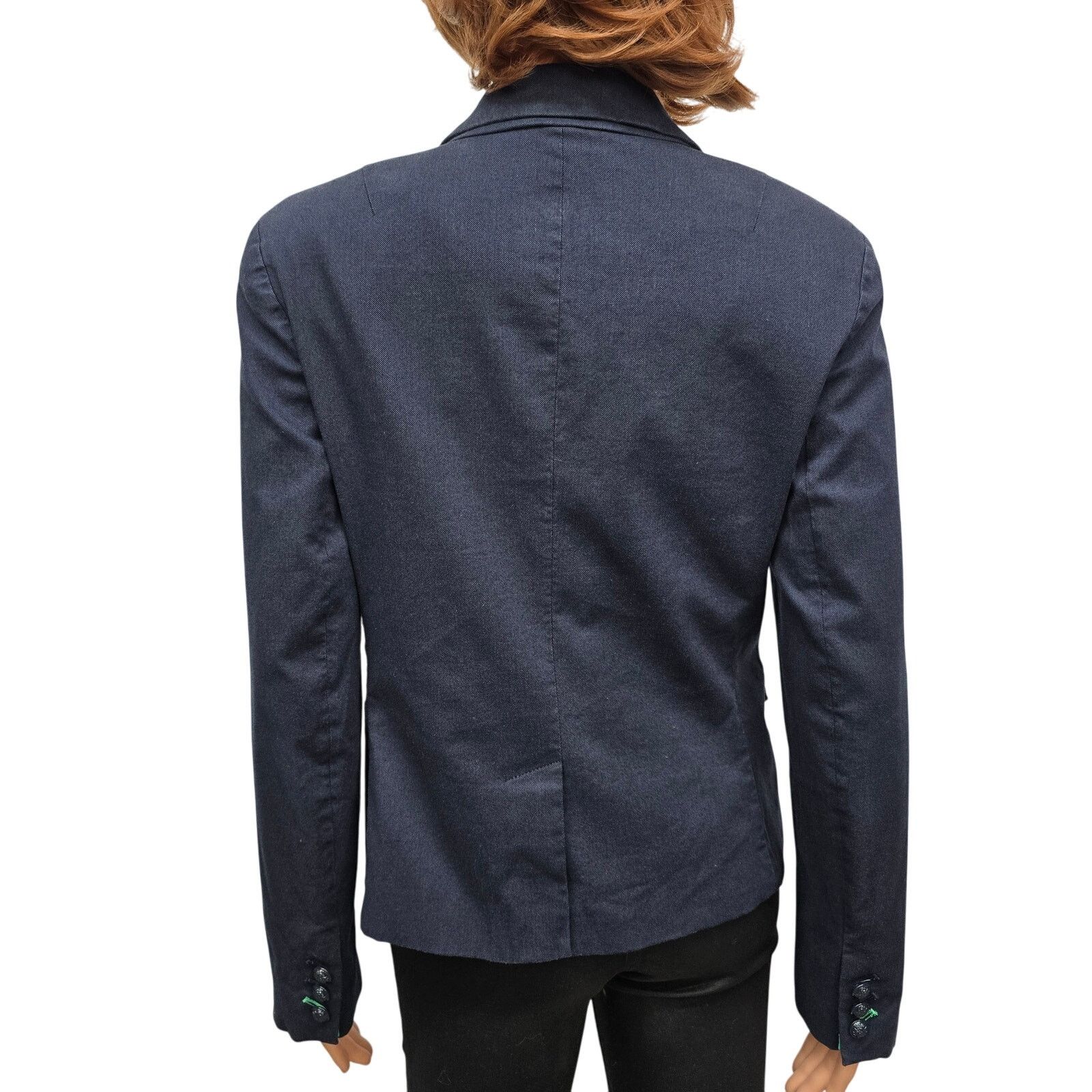 Gap GAP Academy Blazer 8 Navy Striped inside Cuffs Green Lined Size M / US 6-8 / IT 42-44 - 5 Thumbnail
