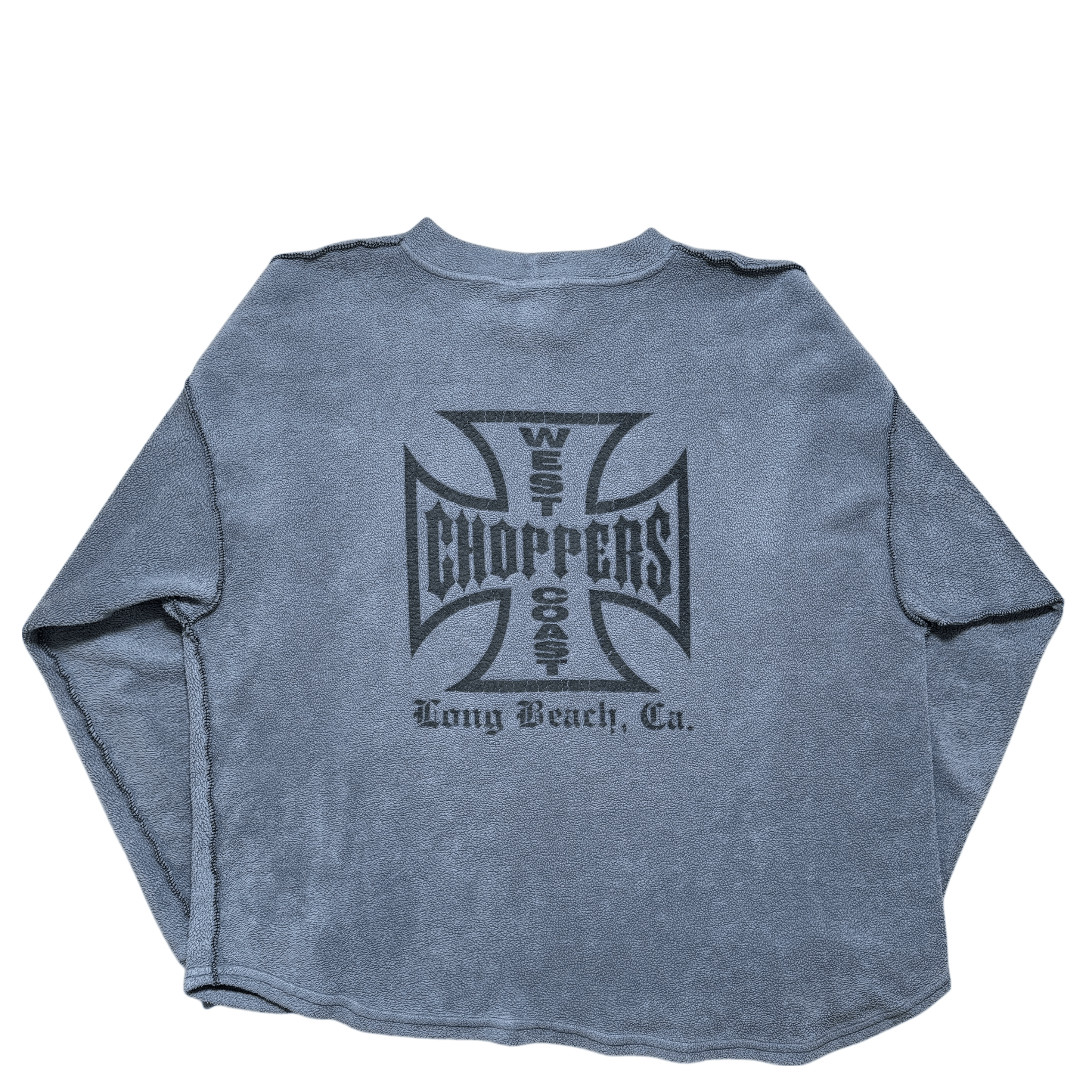West Coast Choppers Vintage West Coast Choppers Fleece RARE Size US XL / EU 56 / 4 - 2 Thumbnail