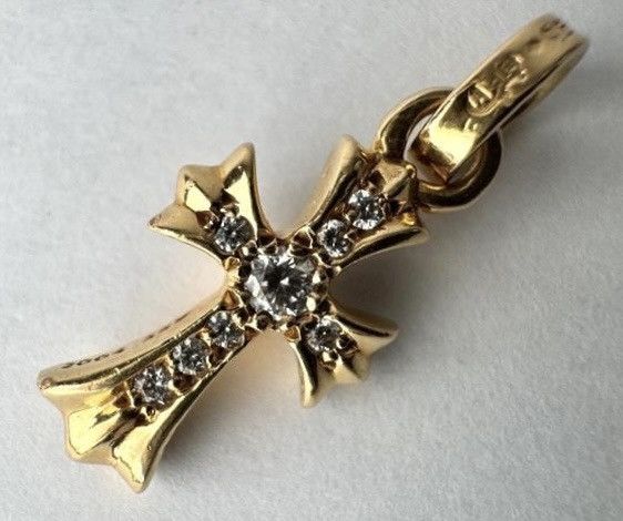 Chrome Hearts CHROME HEARTS 22K Gold Baby Fat Charm Necklace Size ONE SIZE - 1 Thumbnail